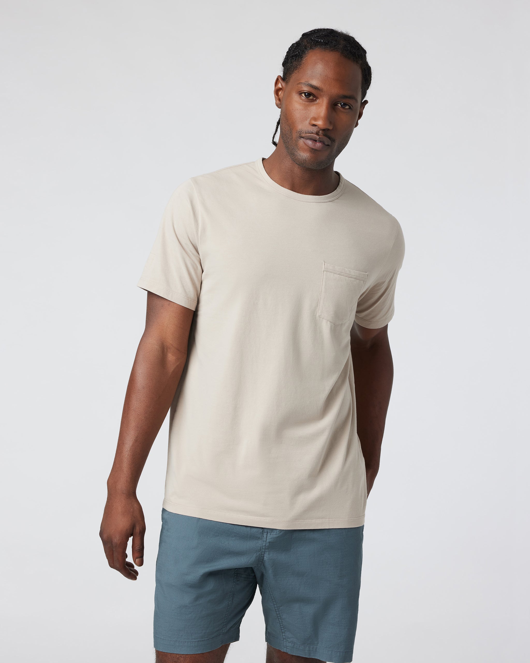 Men's Feather Pocket Tee | Toast - Image 2