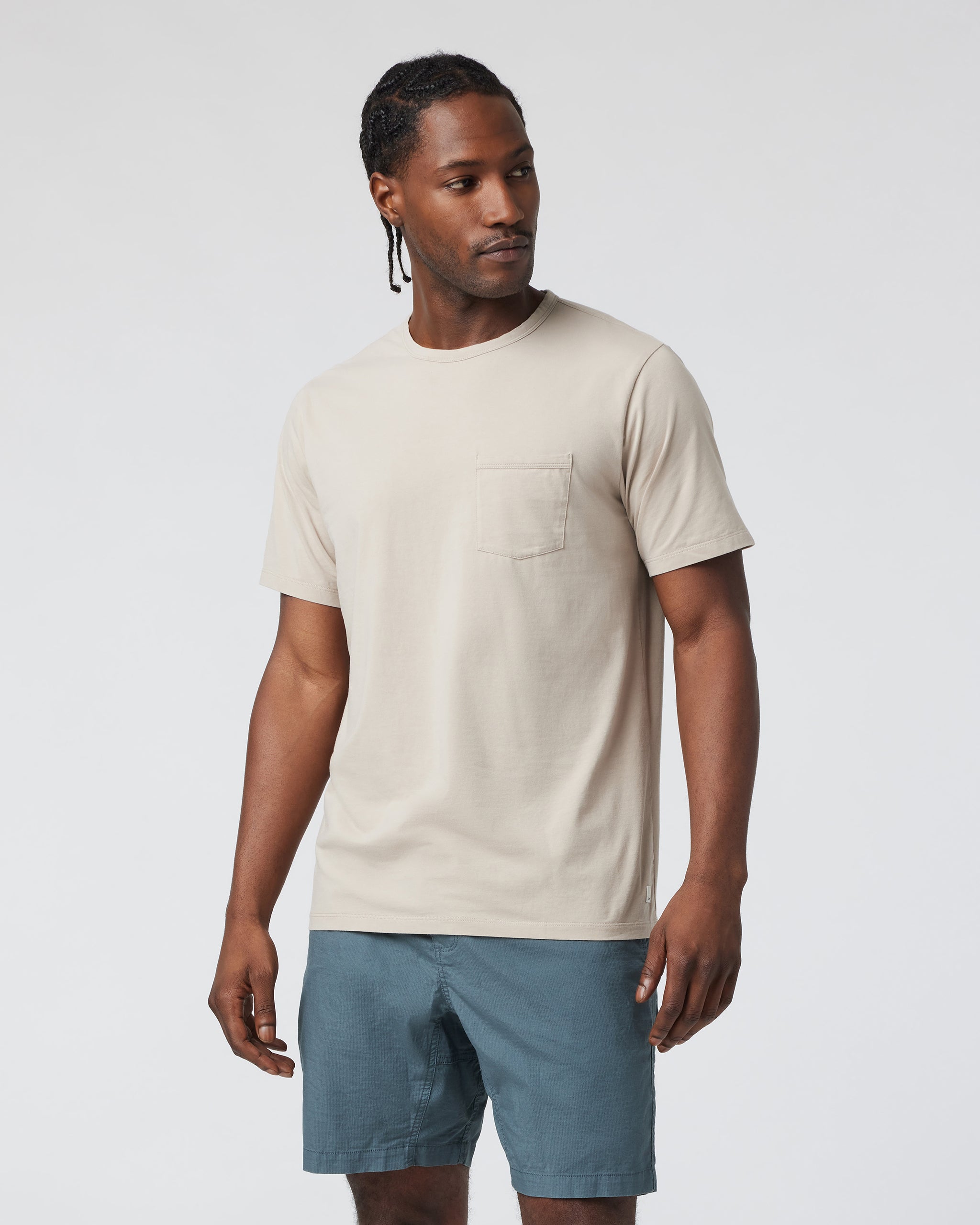 Men's Feather Pocket Tee | Toast - Image 5