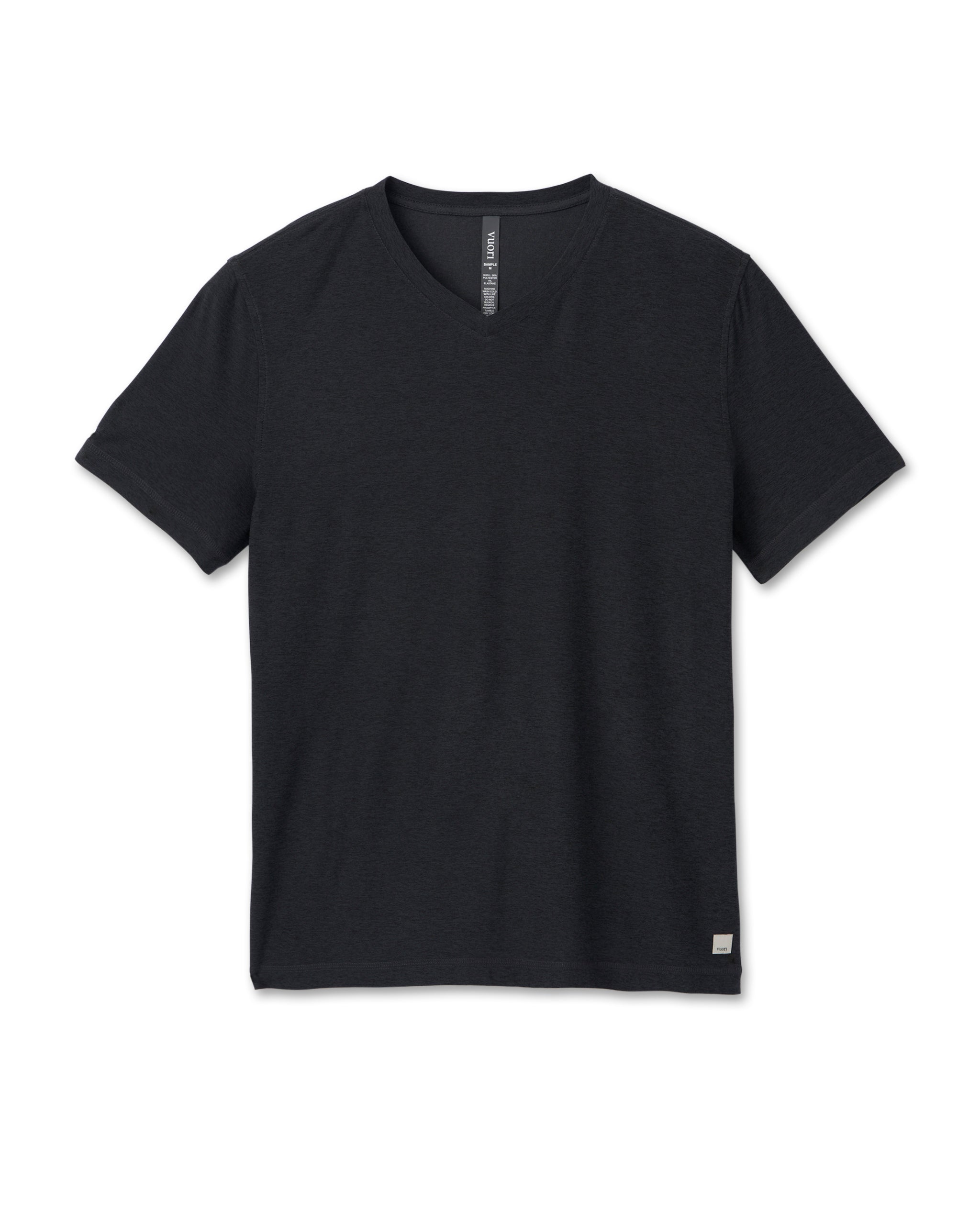 Strato Tech V-Neck Tee | Charcoal Heather - Image 4