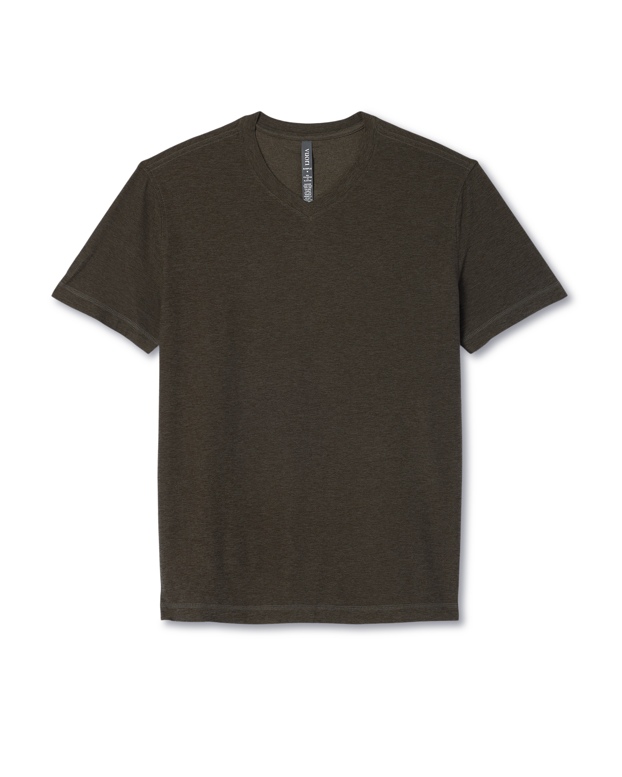 Strato Tech V-Neck Tee | Dark Oregano Heather - Image 6