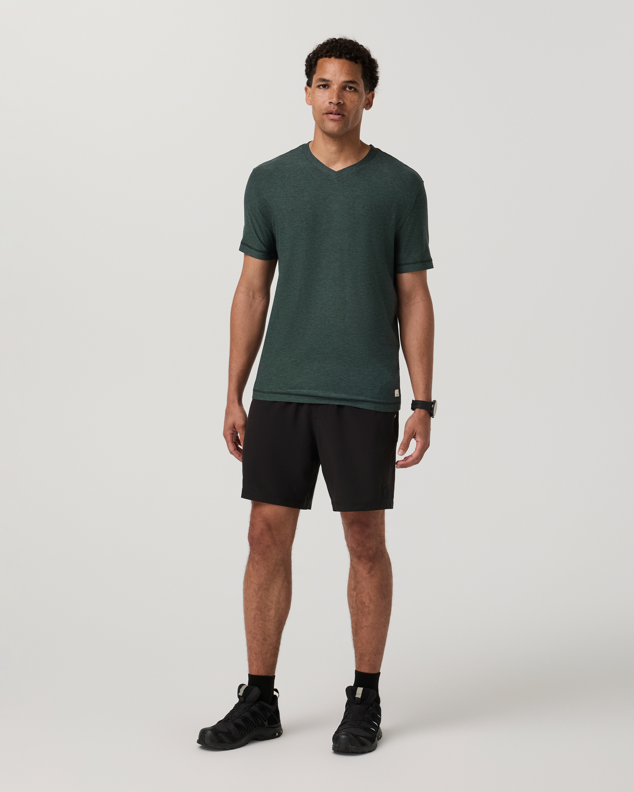 Strato Tech V-Neck | Hemlock Heather - Image 6