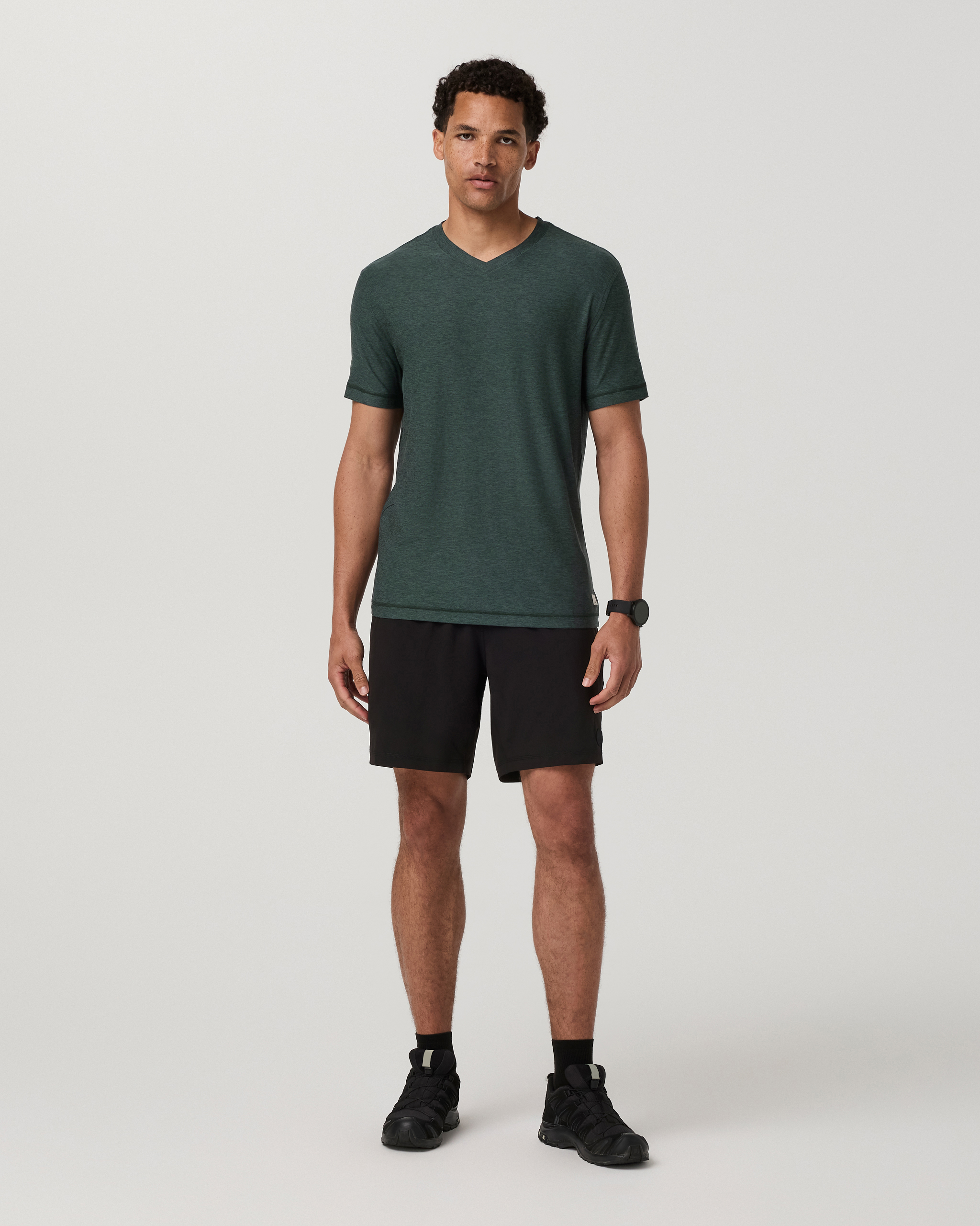 Strato Tech V-Neck | Hemlock Heather - Image 3
