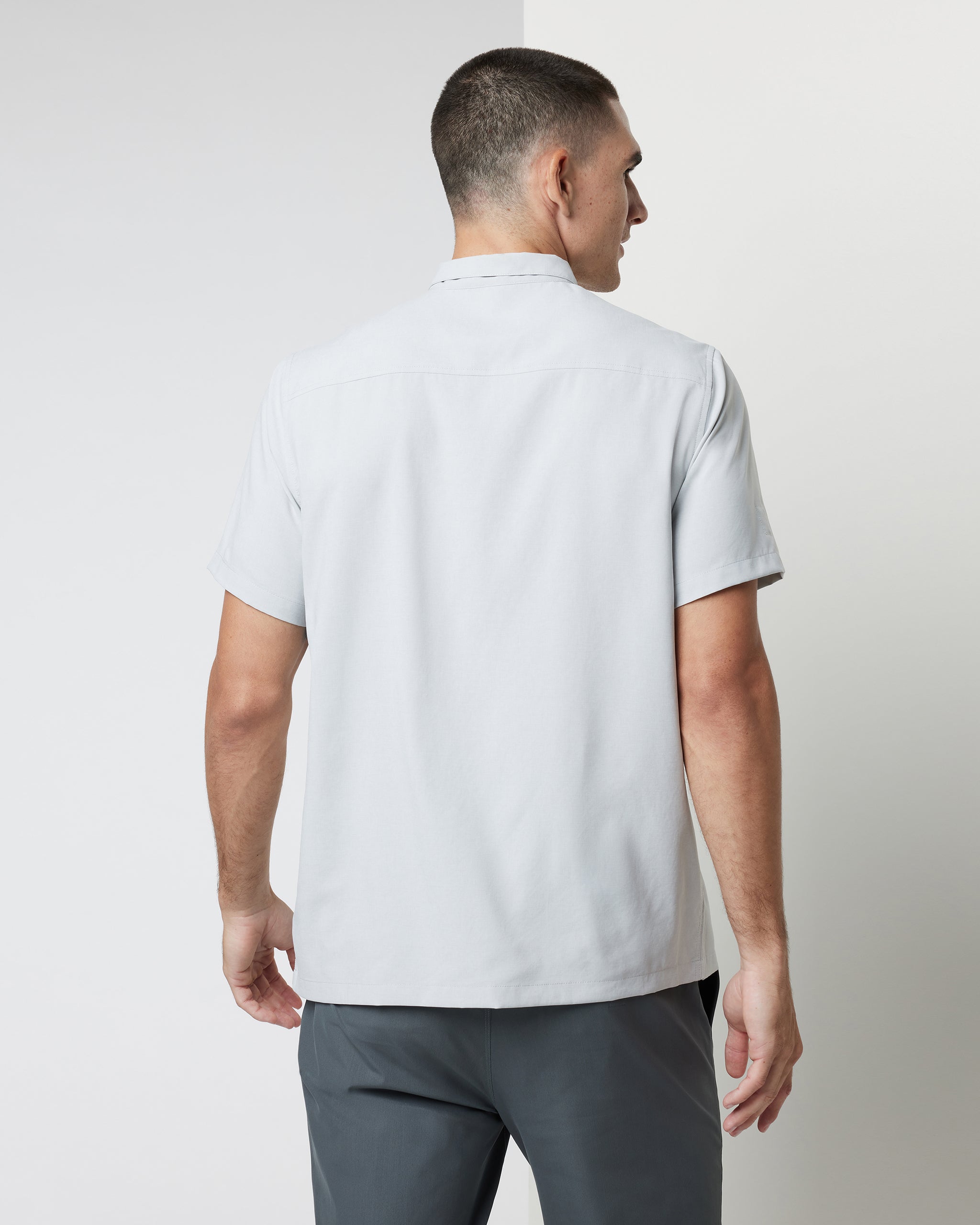 Seaport Button Down | Sky Grey Heather - Image 2