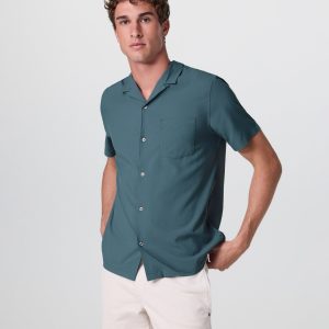Seaport Button Down | Light Deep Sea Heather