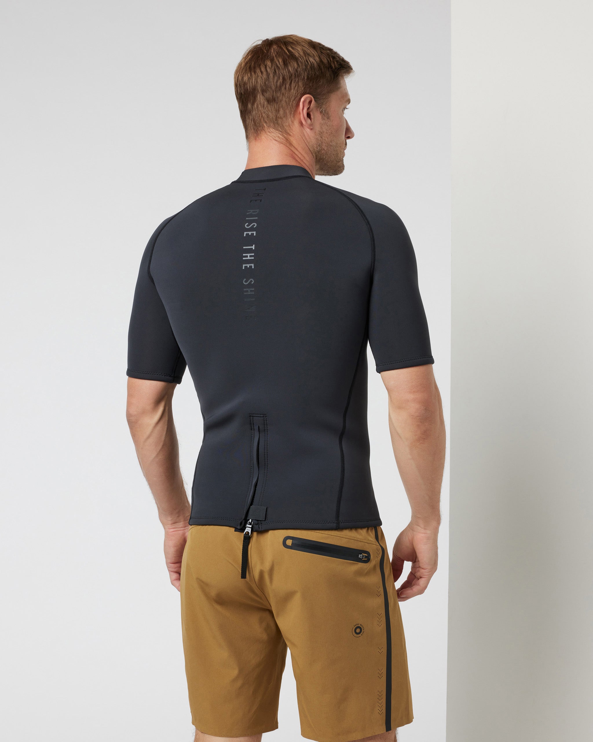 Short Sleeve Yulex Wetsuit Top | Washed Black - Image 2
