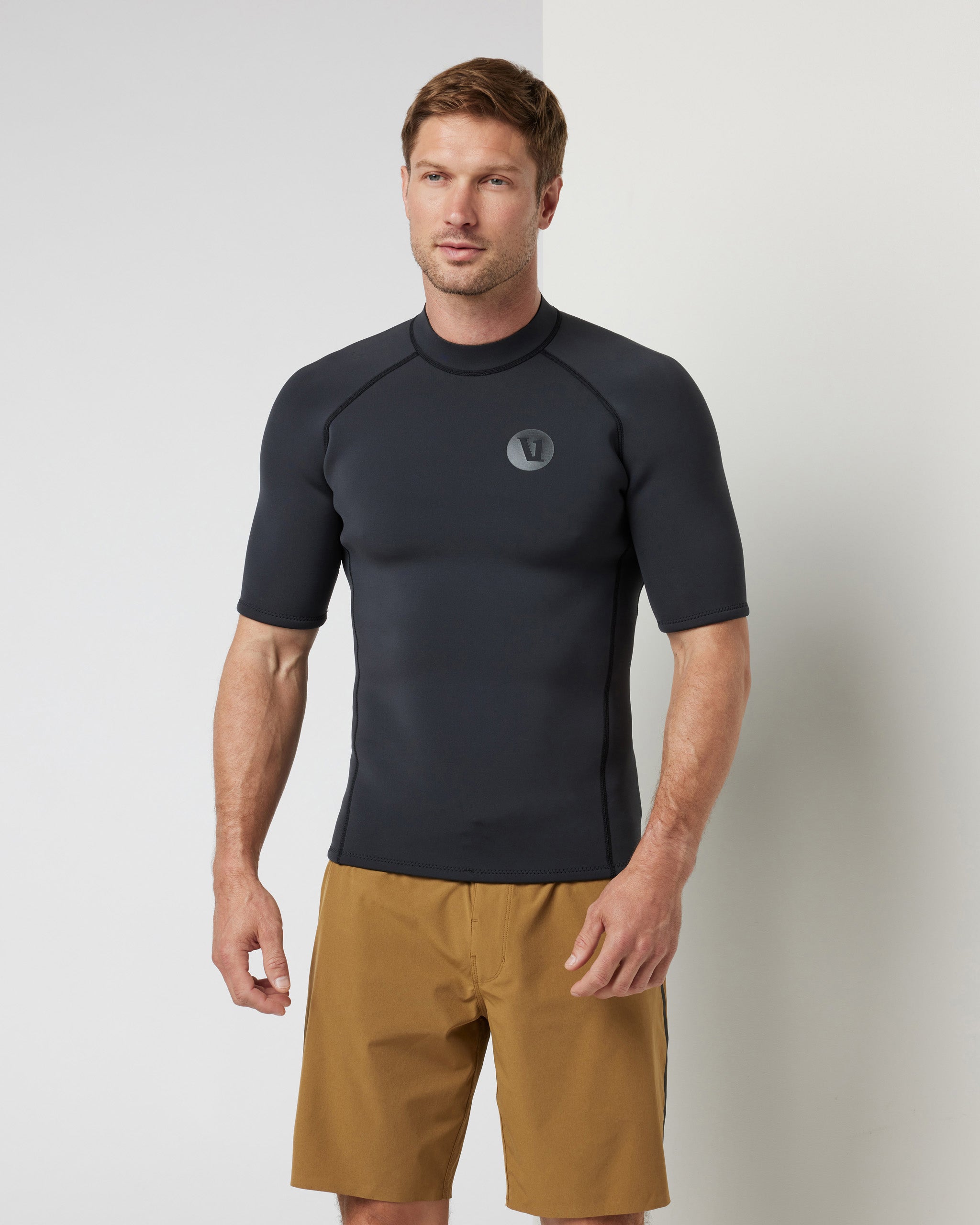 Short Sleeve Yulex Wetsuit Top | Washed Black