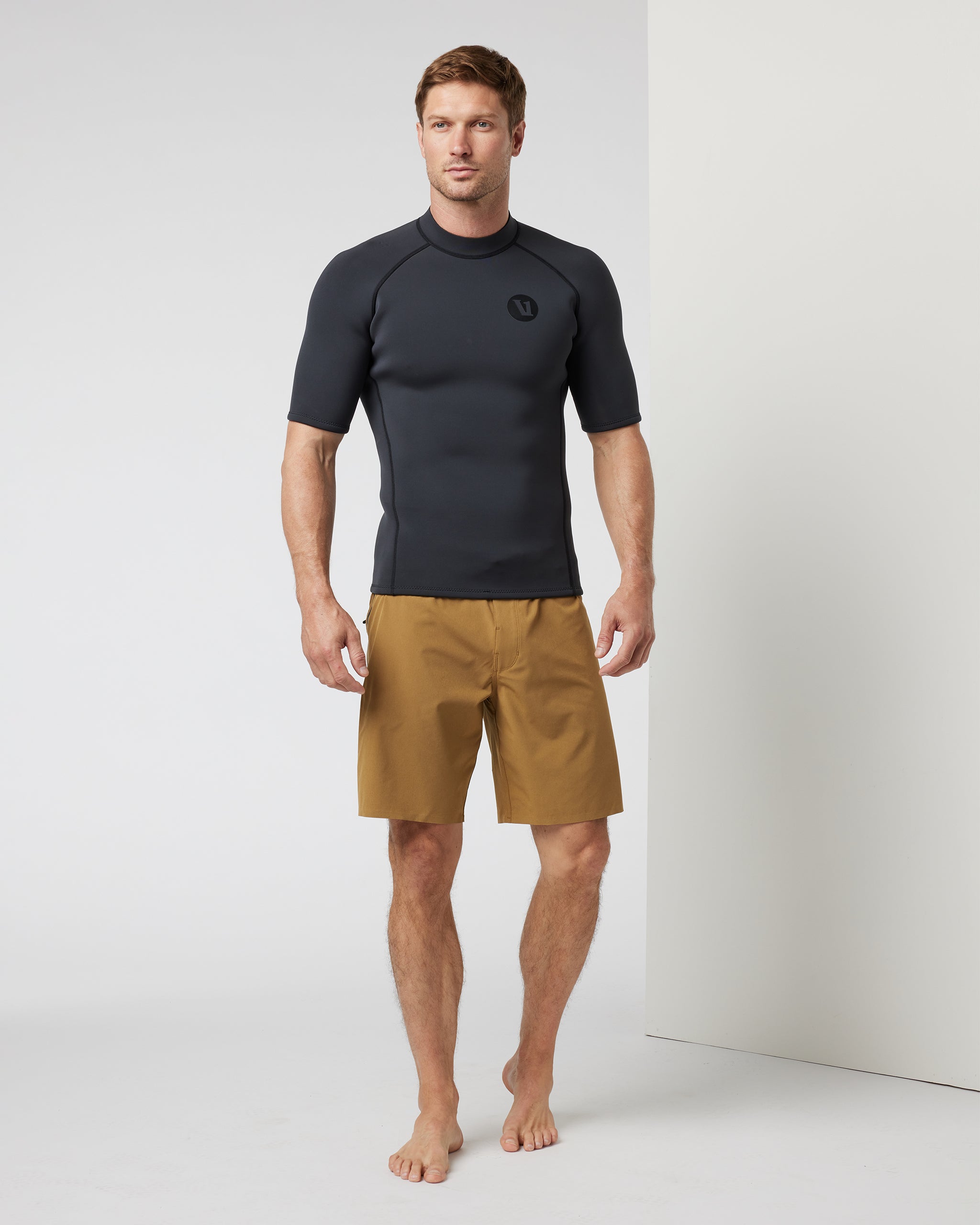 Short Sleeve Yulex Wetsuit Top | Washed Black - Image 3
