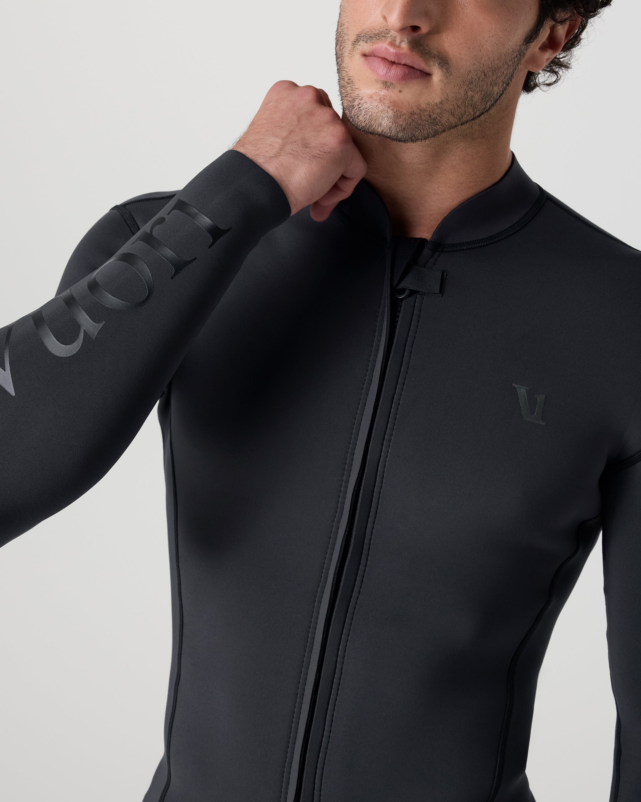 Long Sleeve Yulex Wetsuit Top | Washed Black - Image 4