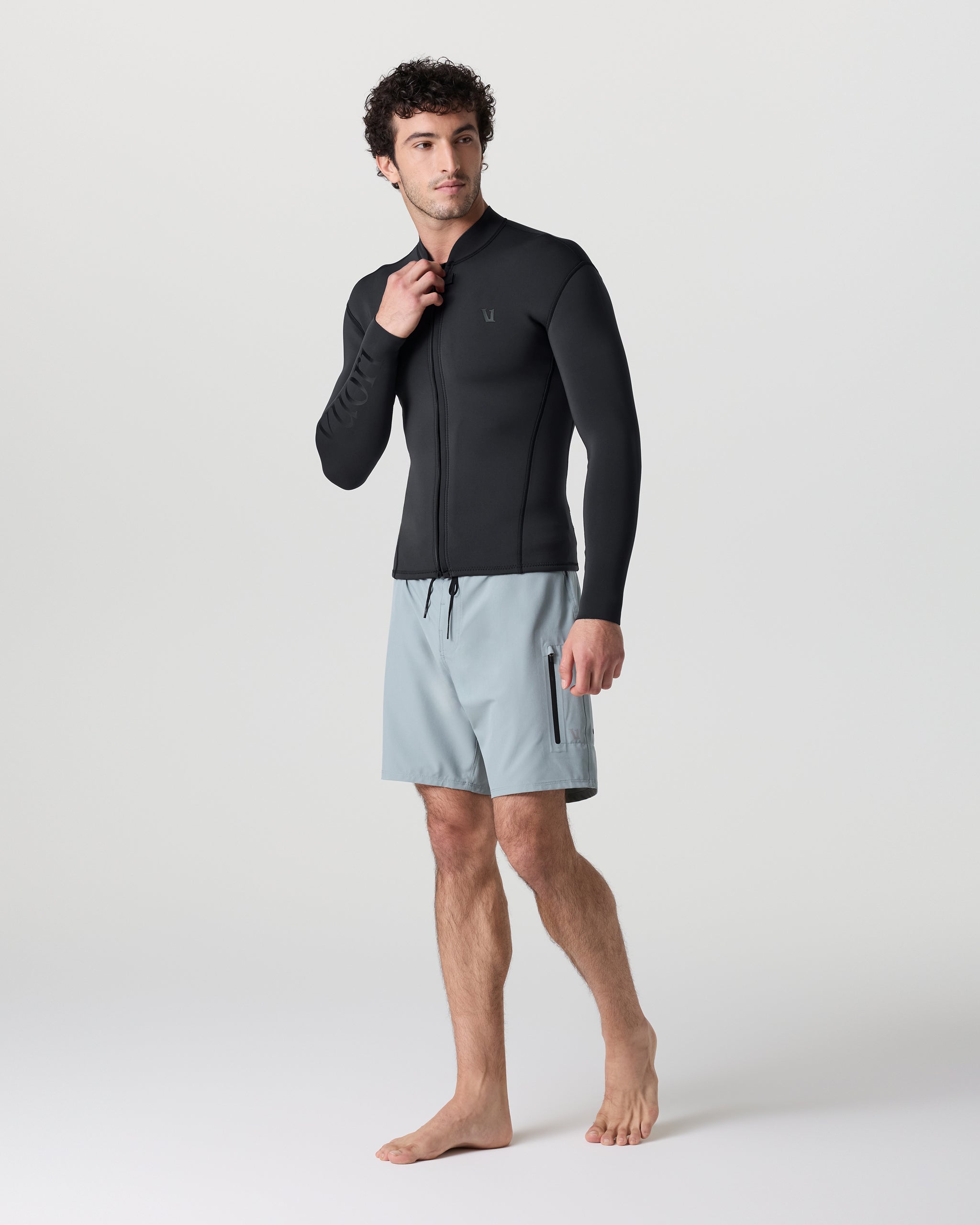 Long Sleeve Yulex Wetsuit Top | Washed Black - Image 3