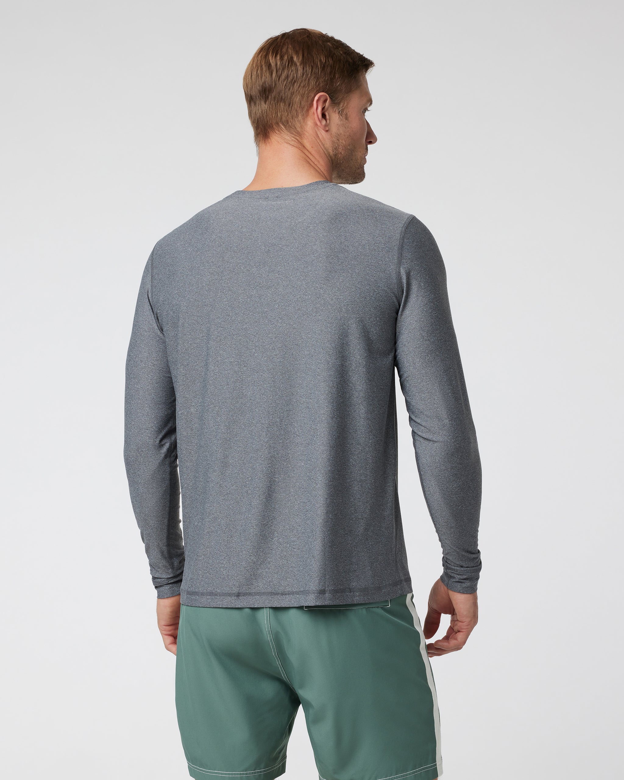 Uluwatu 24 Water Long Sleeve | Charcoal Heather - Image 2
