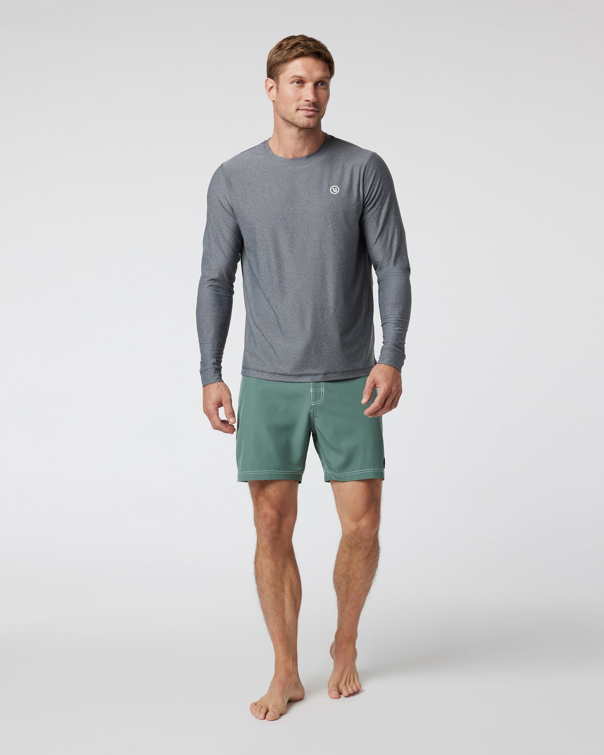 Uluwatu 24 Water Long Sleeve | Charcoal Heather - Image 3