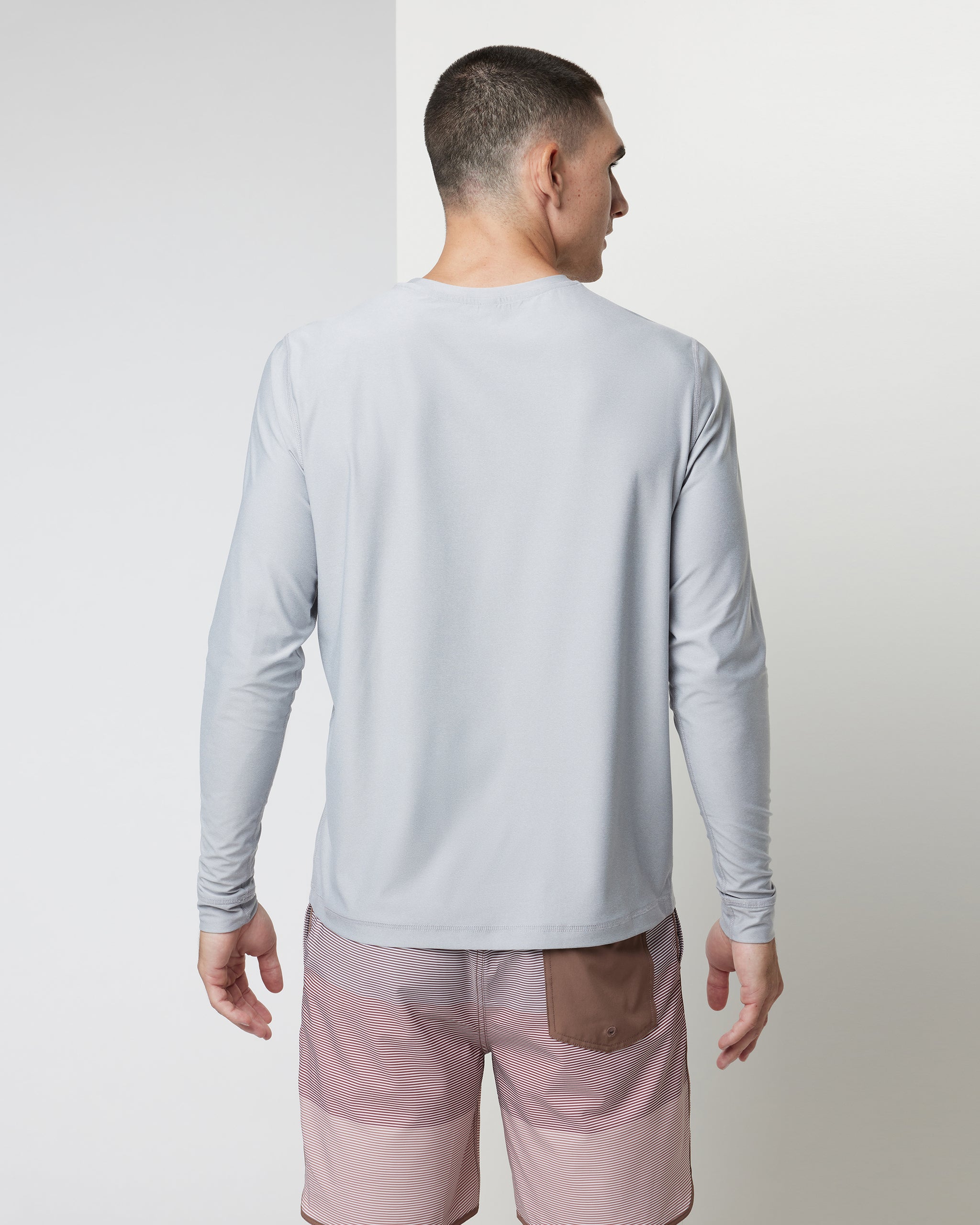 Uluwatu 24 Water Long Sleeve | Platinum Heather - Image 2