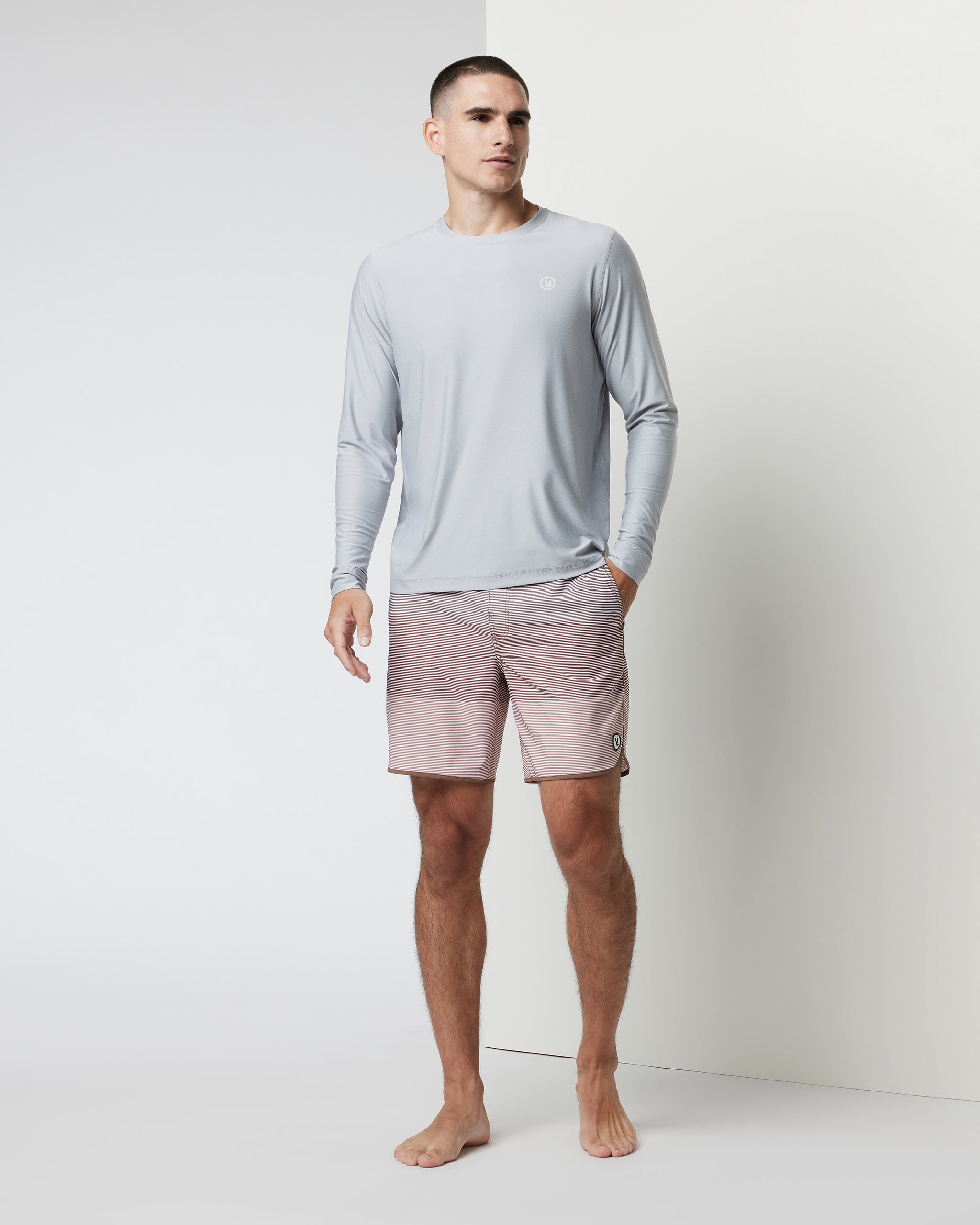 Uluwatu 24 Water Long Sleeve | Platinum Heather - Image 3