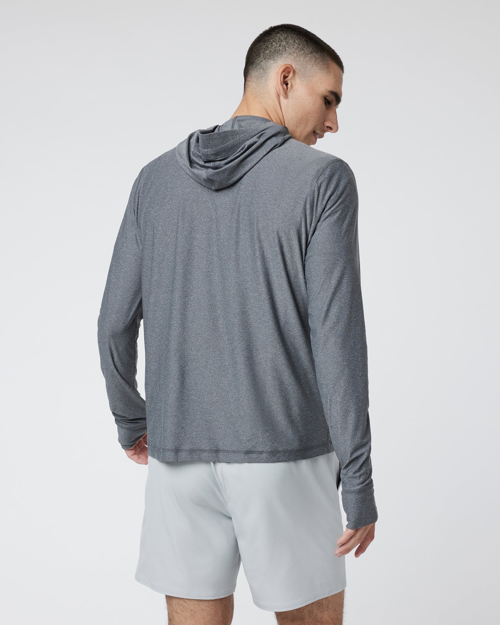 Uluwatu 24 Water Hoodie | Charcoal Heather - Image 2