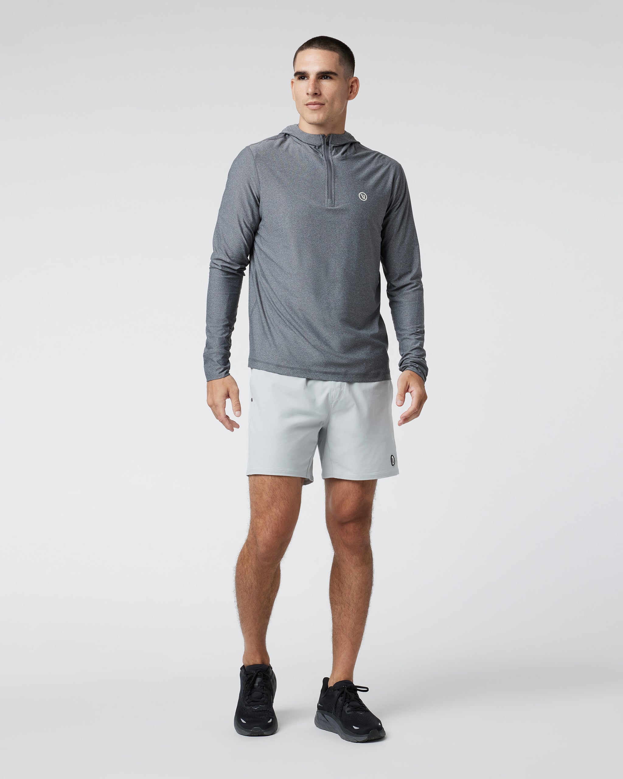 Uluwatu 24 Water Hoodie | Charcoal Heather - Image 3