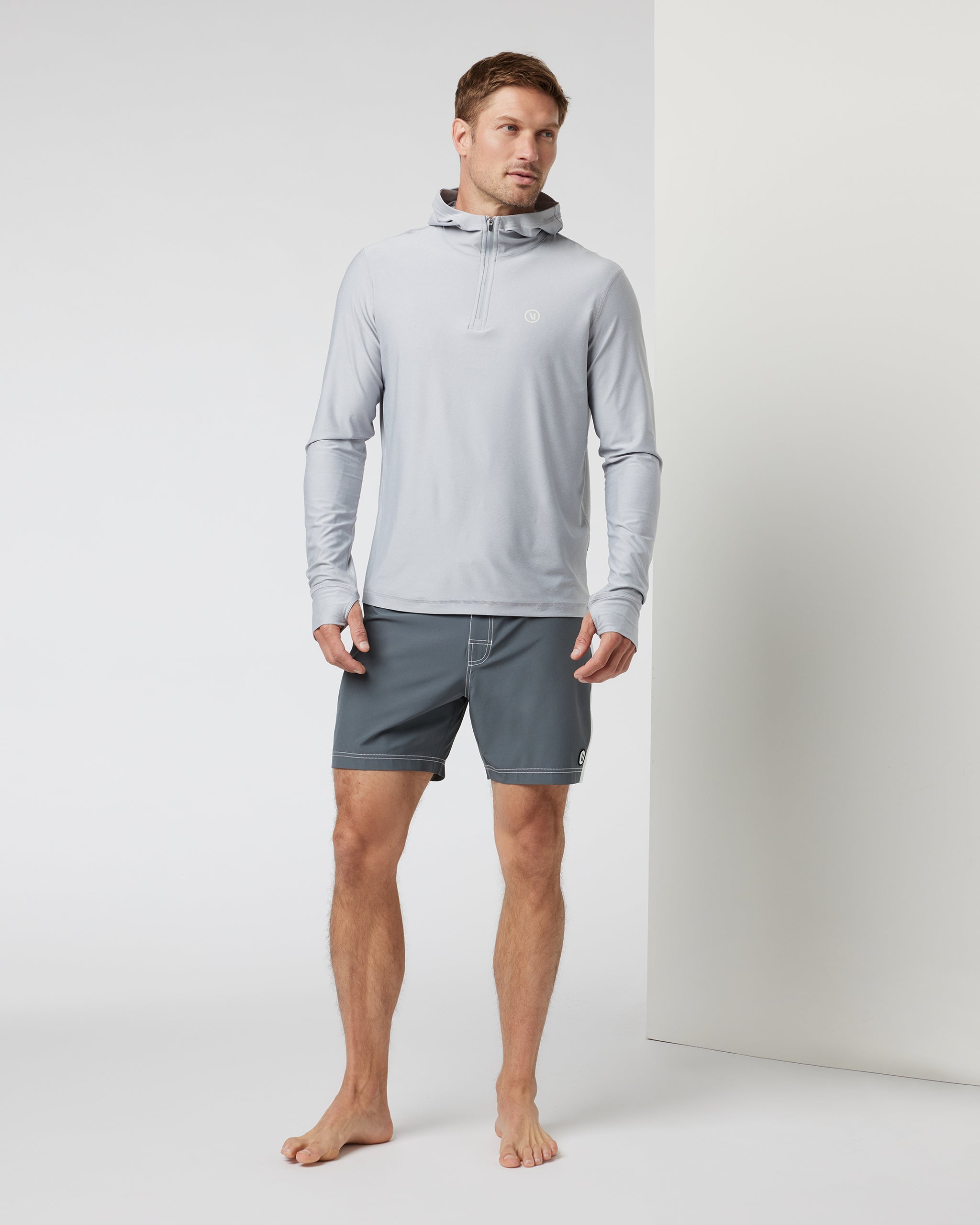 Uluwatu 24 Water Hoodie | Platinum Heather - Image 4