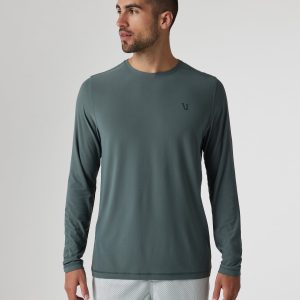 Long Sleeve Strato Graphic Tee | Smoked Beryl
