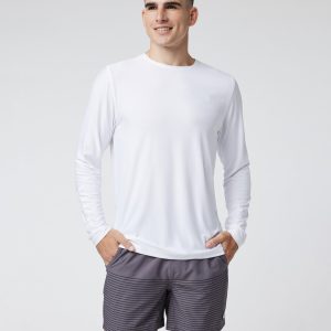 Long Sleeve Strato Graphic Tee | White