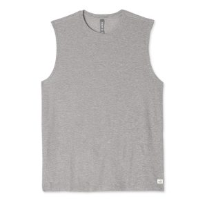 Strato Muscle Tee | Heather Grey