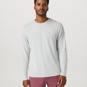 Long Sleeve Clearview Seamless Tee | Frost Grey