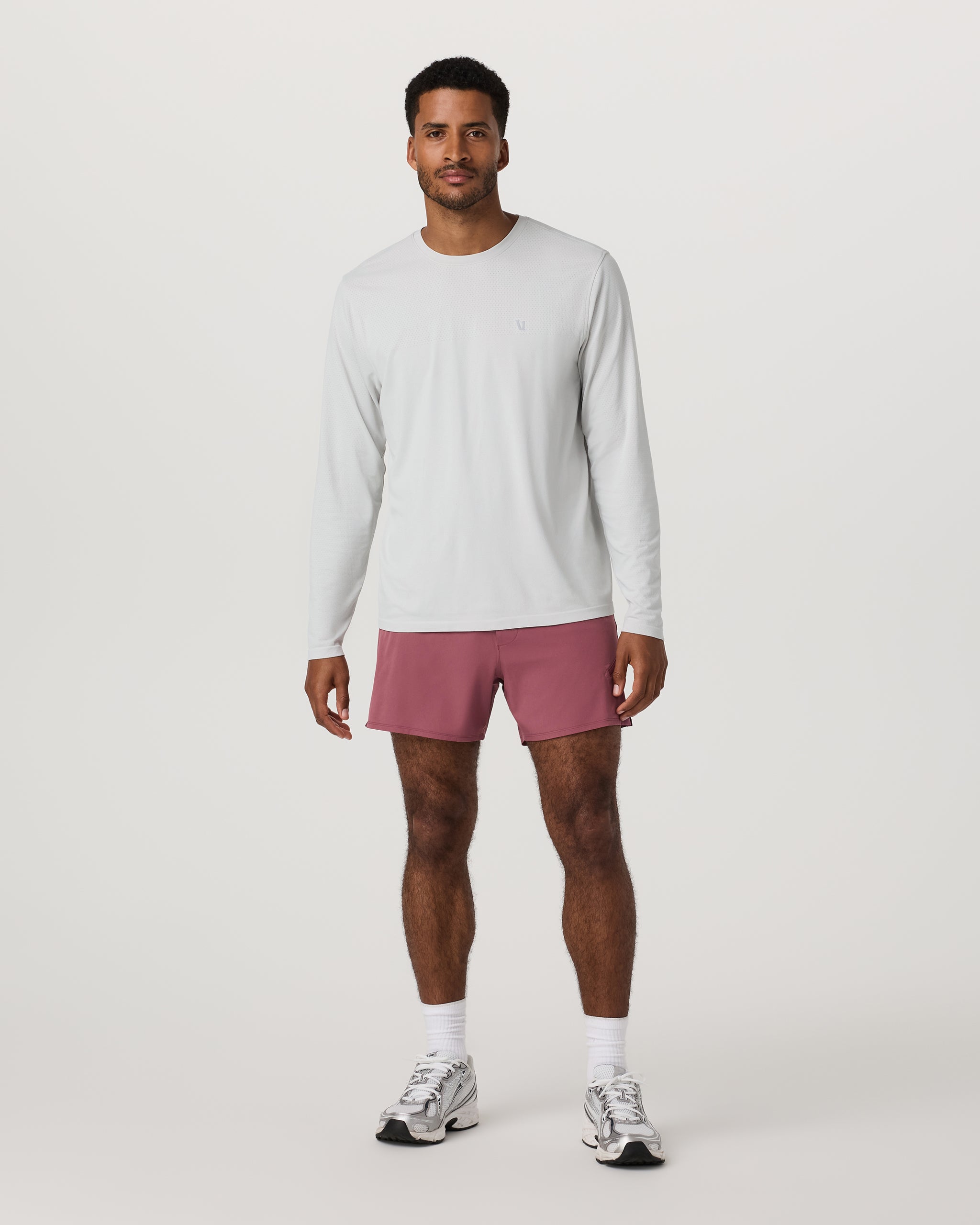 Long Sleeve Clearview Seamless Tee | Frost Grey - Image 5