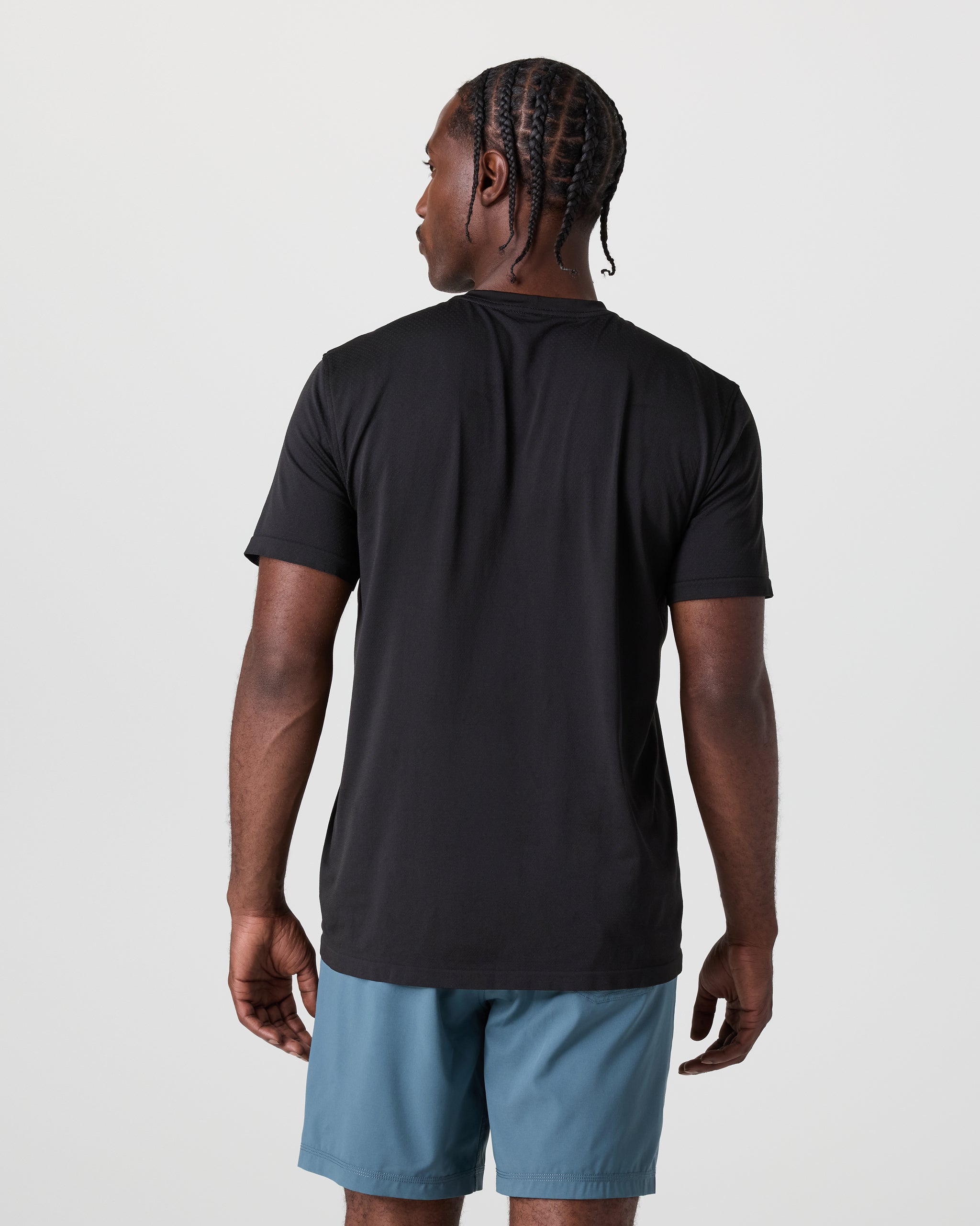 Short Sleeve Clearview Seamless Tee | Black - Image 3