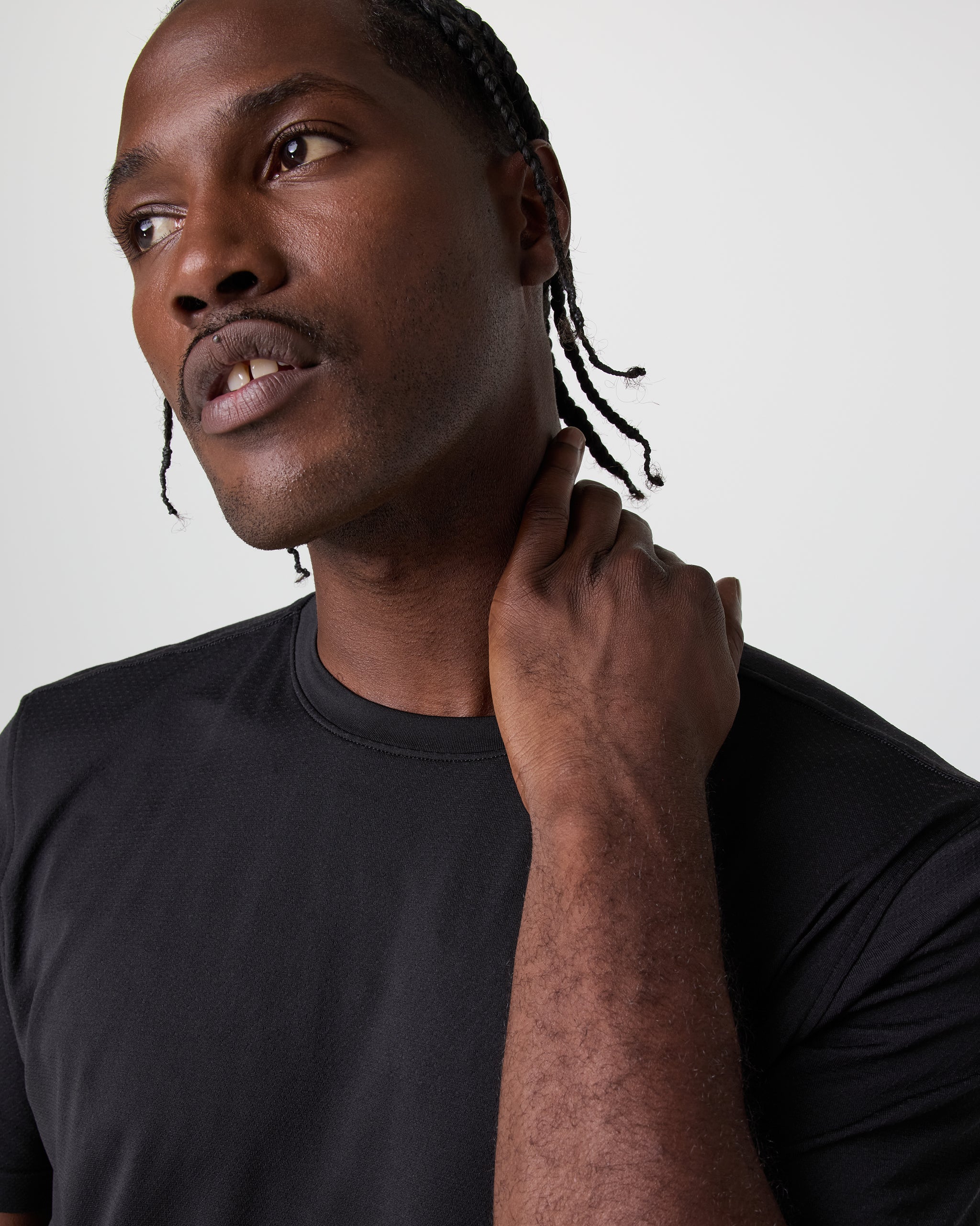 Short Sleeve Clearview Seamless Tee | Black - Image 2