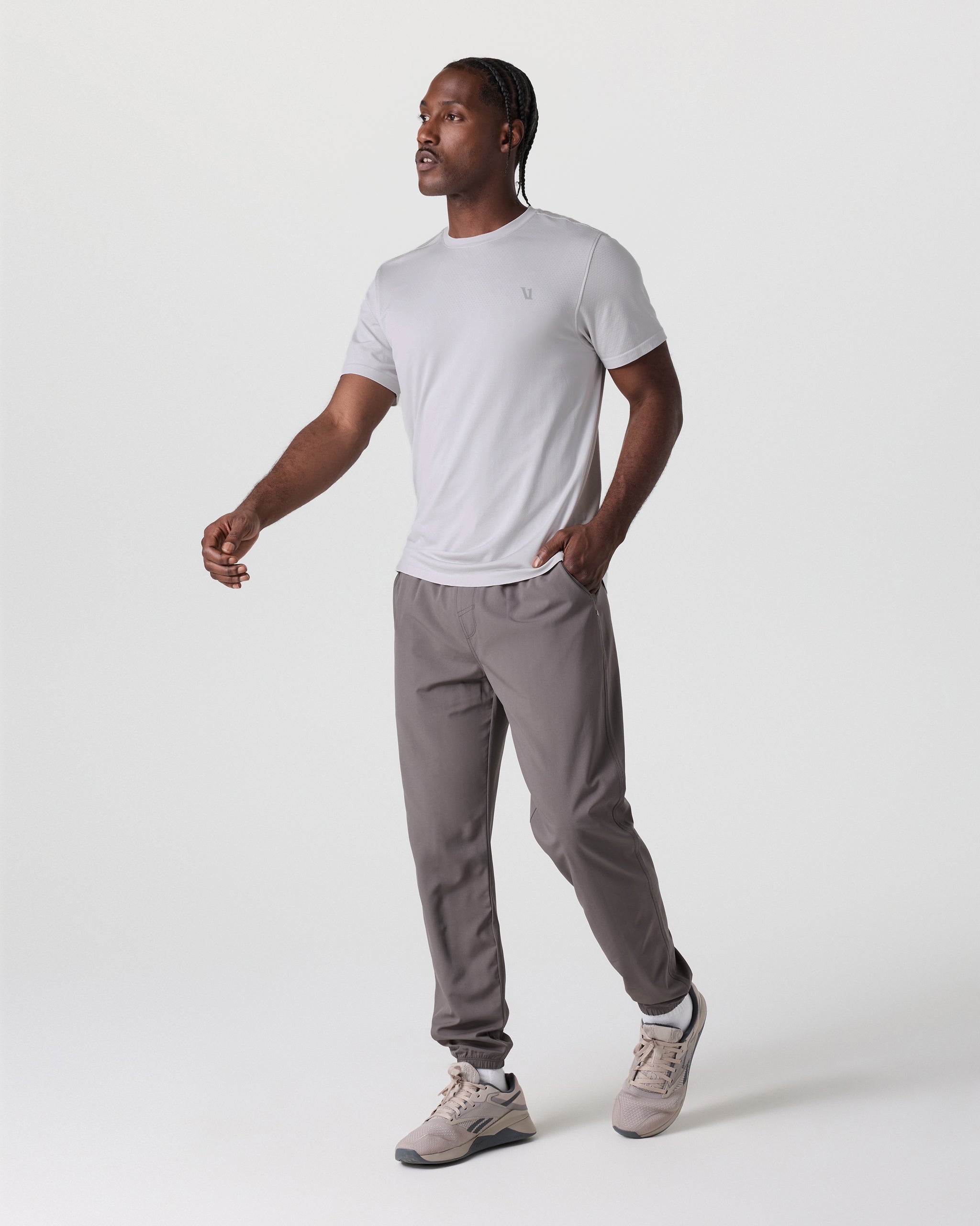Short Sleeve Clearview Seamless Tee | Frost Grey - Image 4