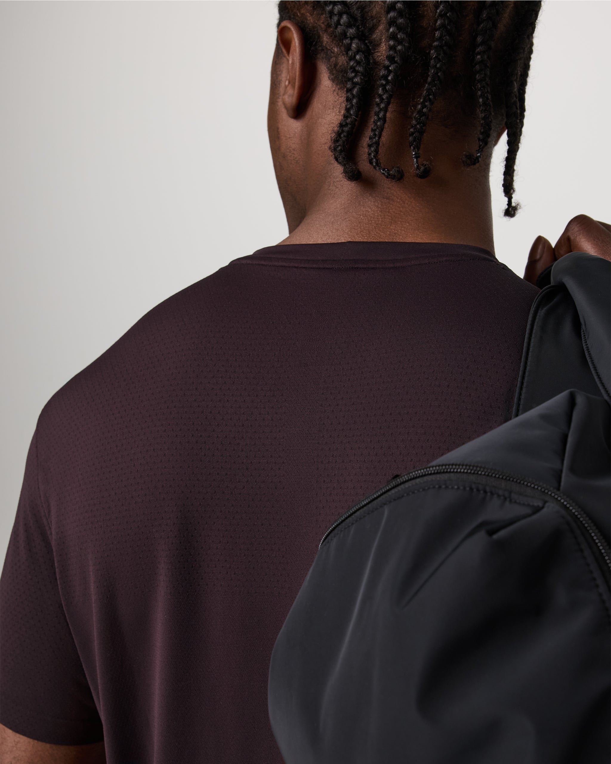 Short Sleeve Clearview Seamless Tee | Raisin - Image 4