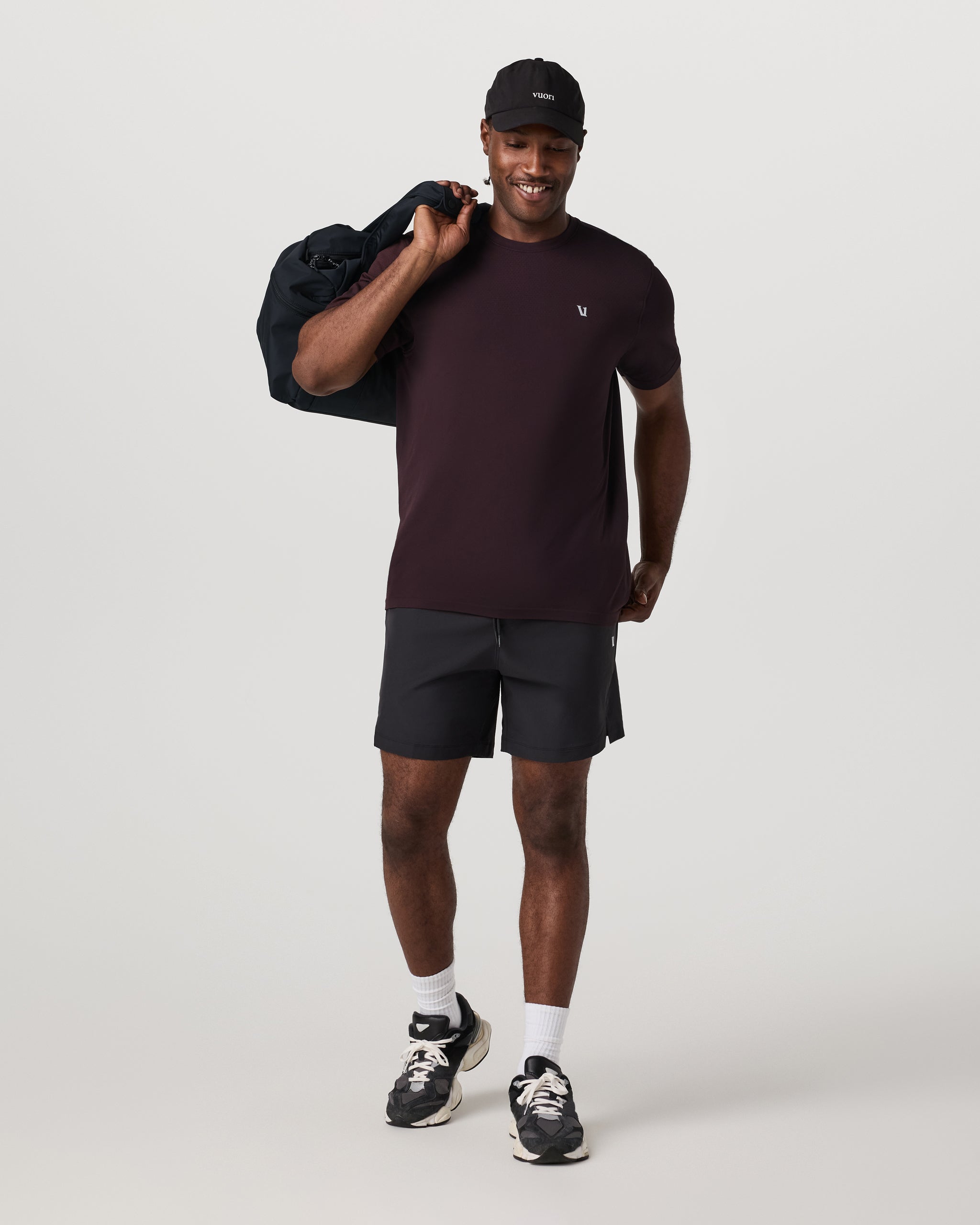 Short Sleeve Clearview Seamless Tee | Raisin - Image 5