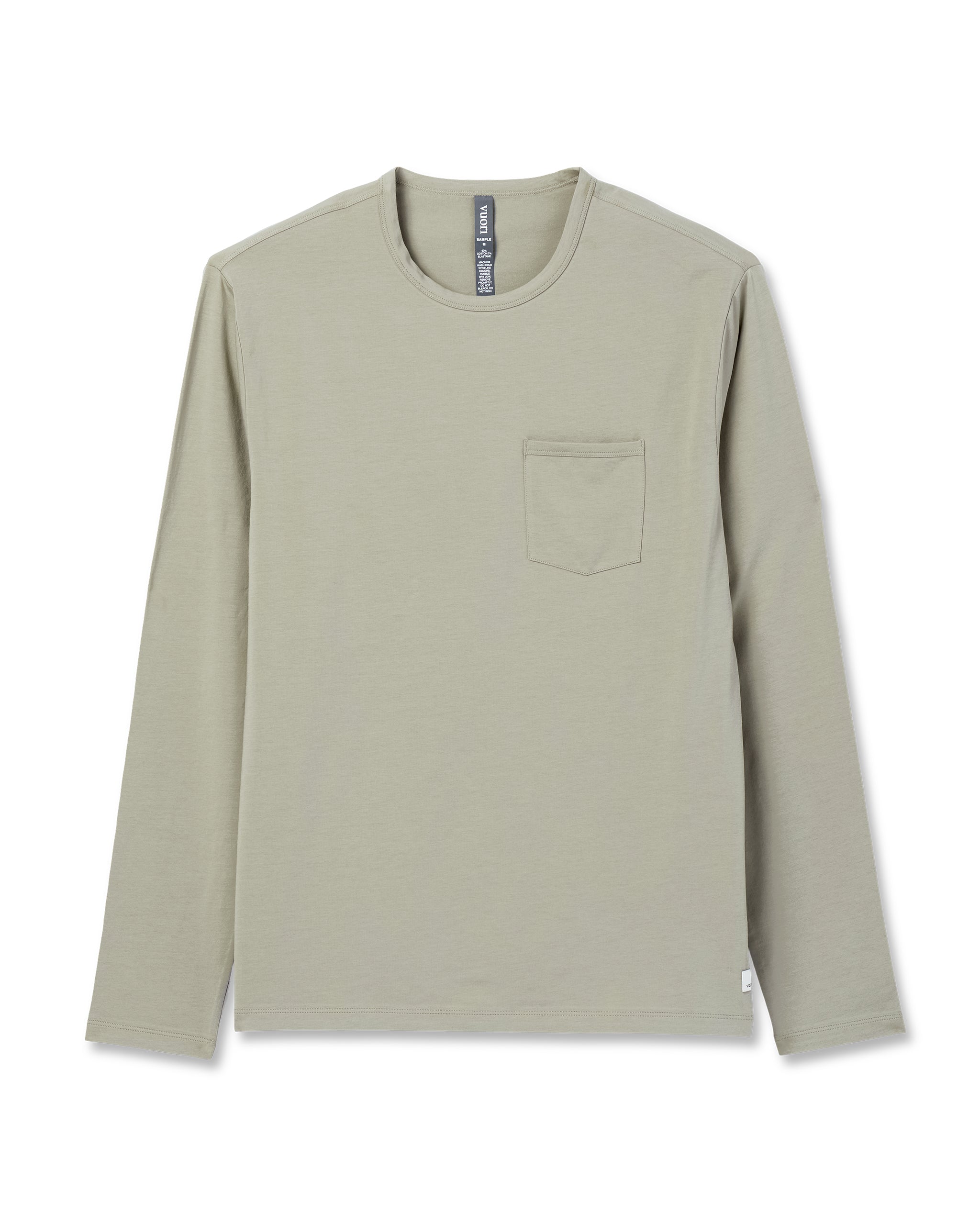 Long Sleeve Men's Feather Tee | Metal - Image 4
