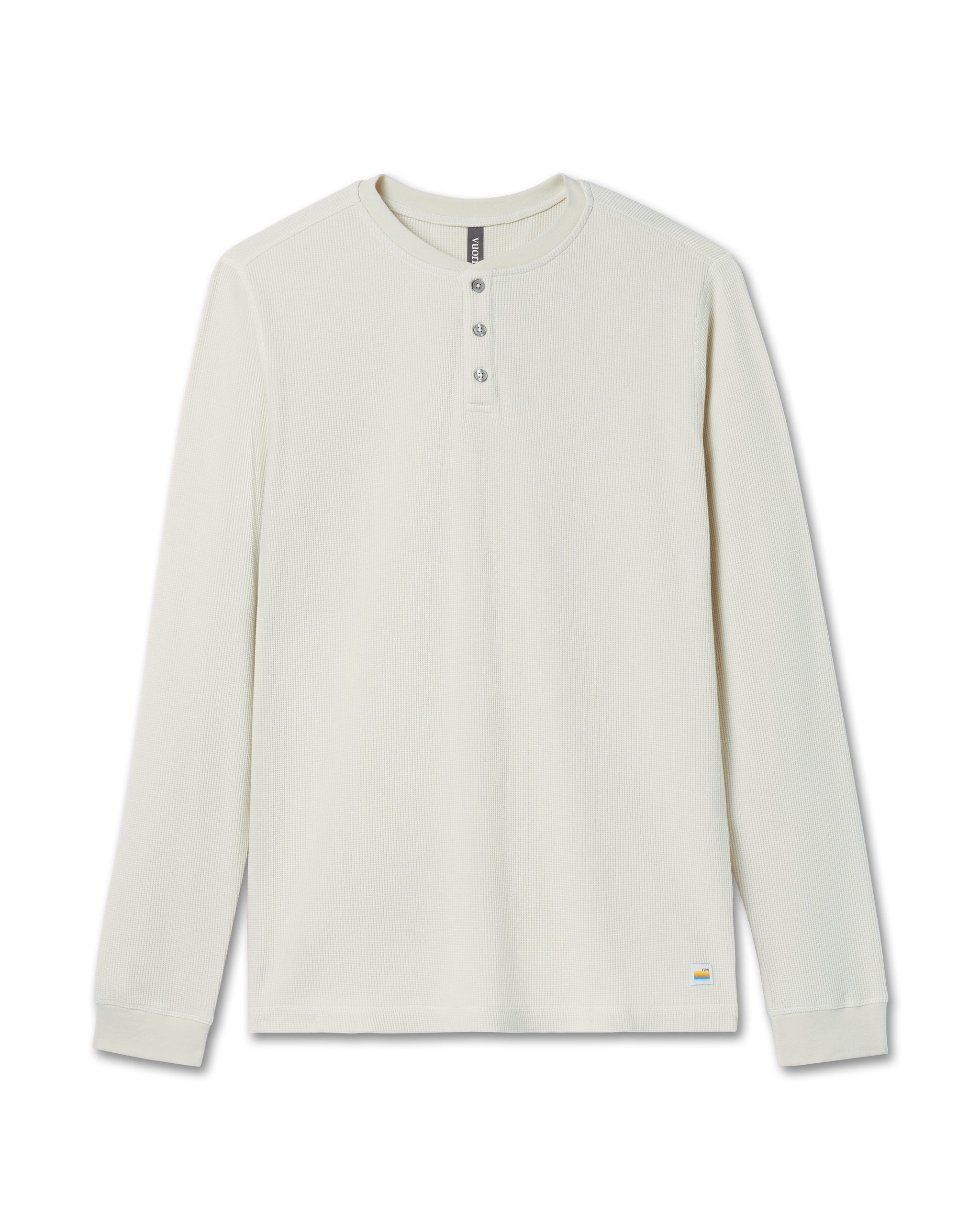 Waffle Henley | Bone - Image 4