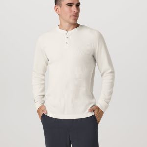 Waffle Henley | Marshmallow