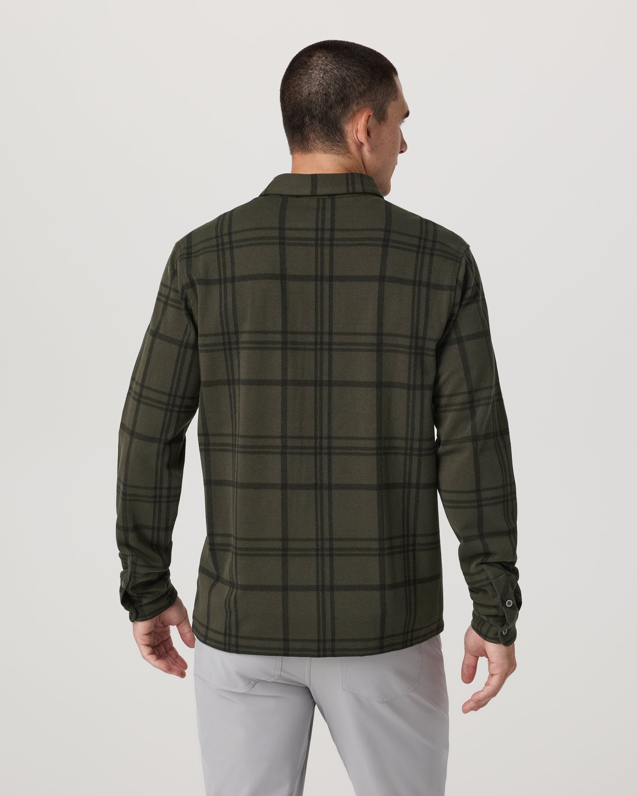 Seaview Plaid Button Down Shirt | Dark Oregano - Image 4