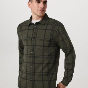 Seaview Plaid Button Down Shirt | Dark Oregano