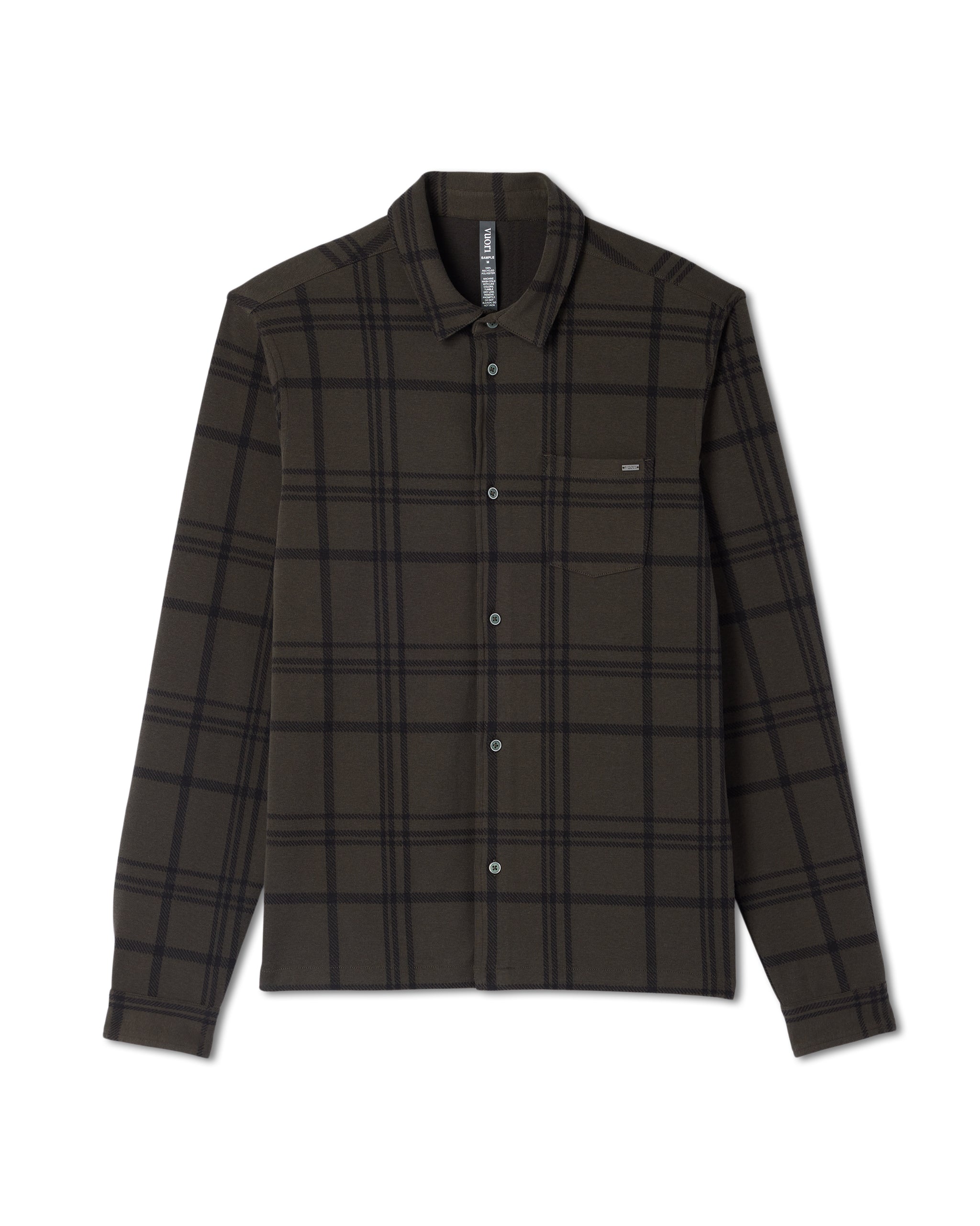 Seaview Plaid Button Down Shirt | Dark Oregano - Image 6