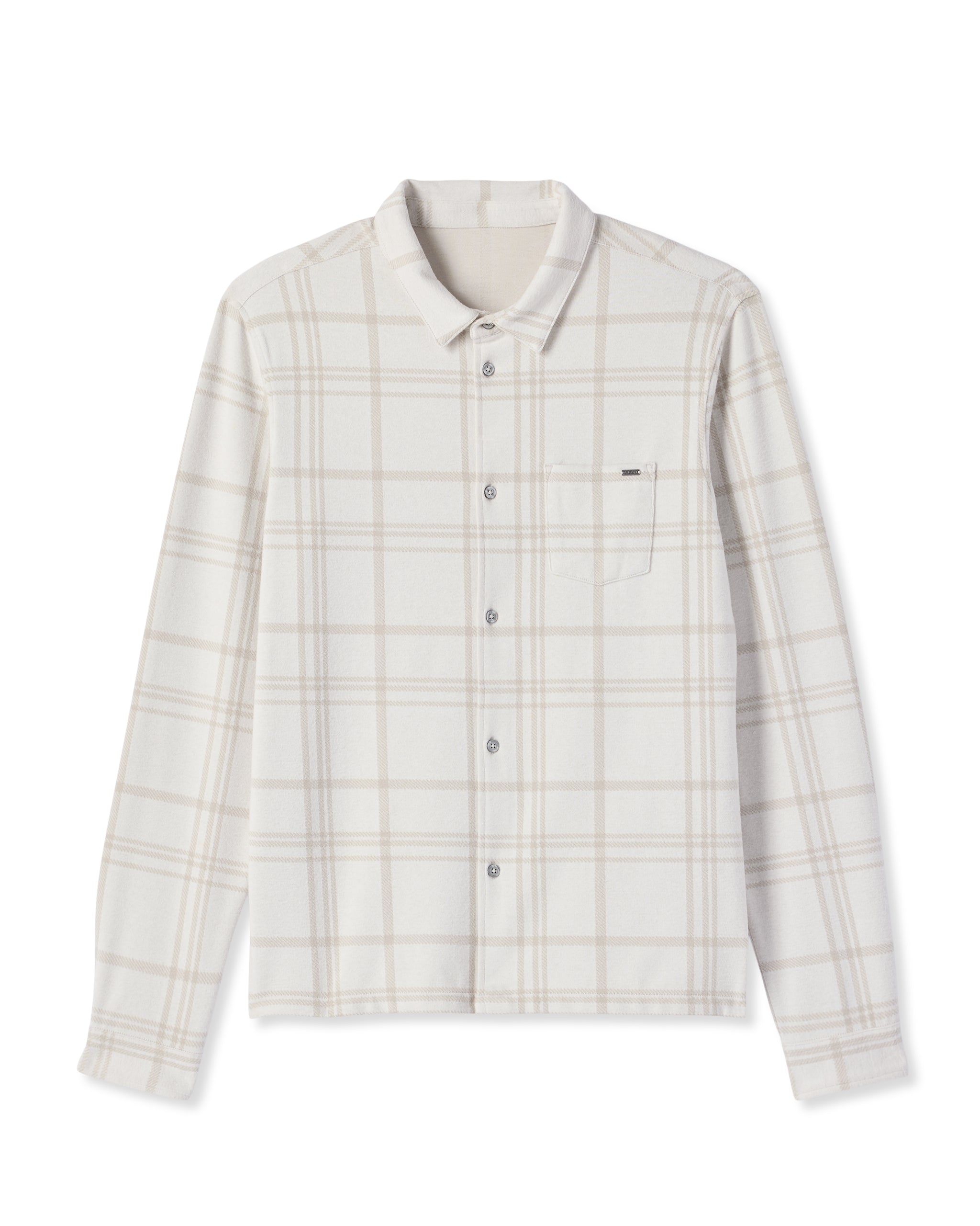 Seaview Plaid Button Down Shirt | Dove - Image 6