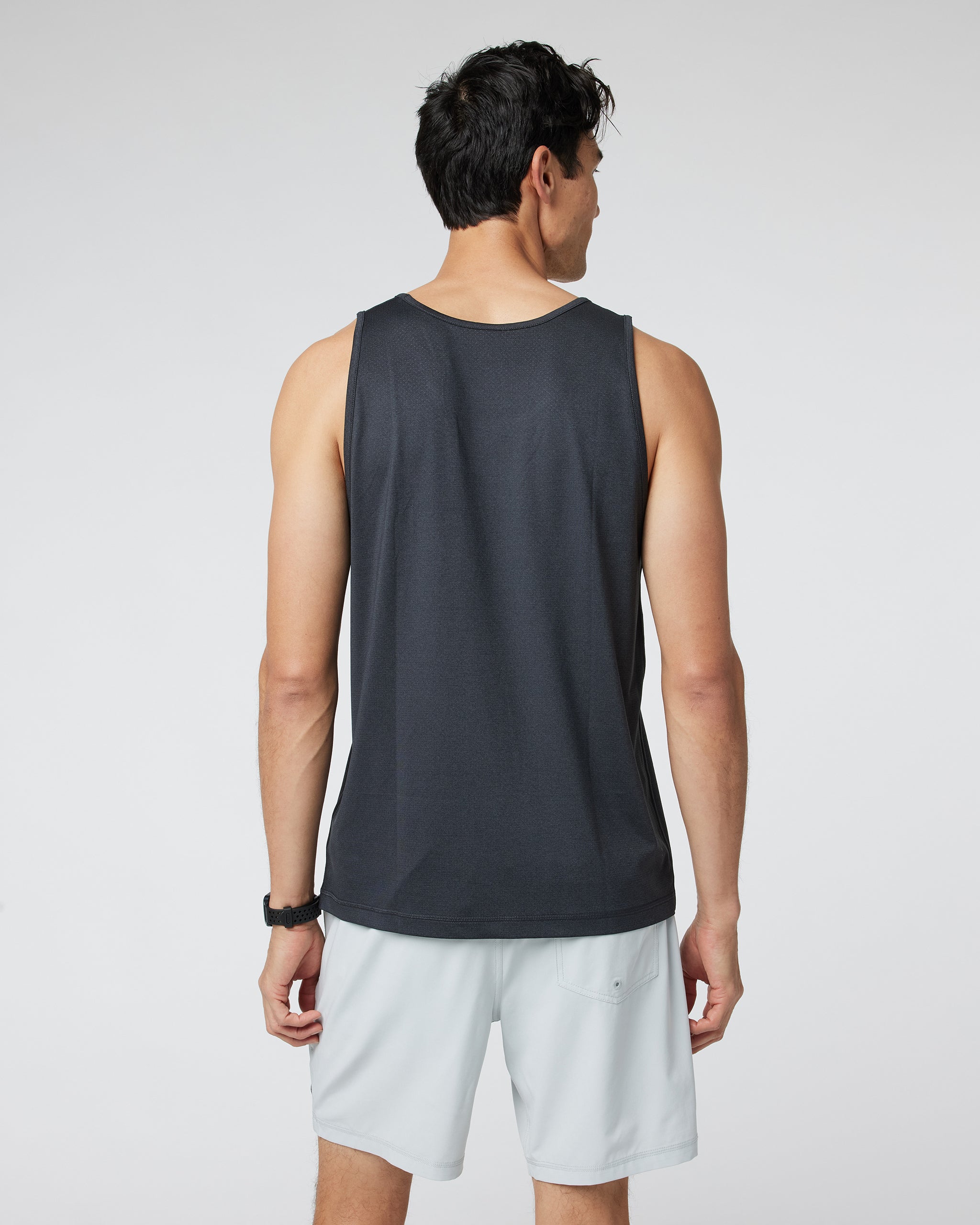 Tradewind Performance Tank 2.0 | Black Heather - Image 2