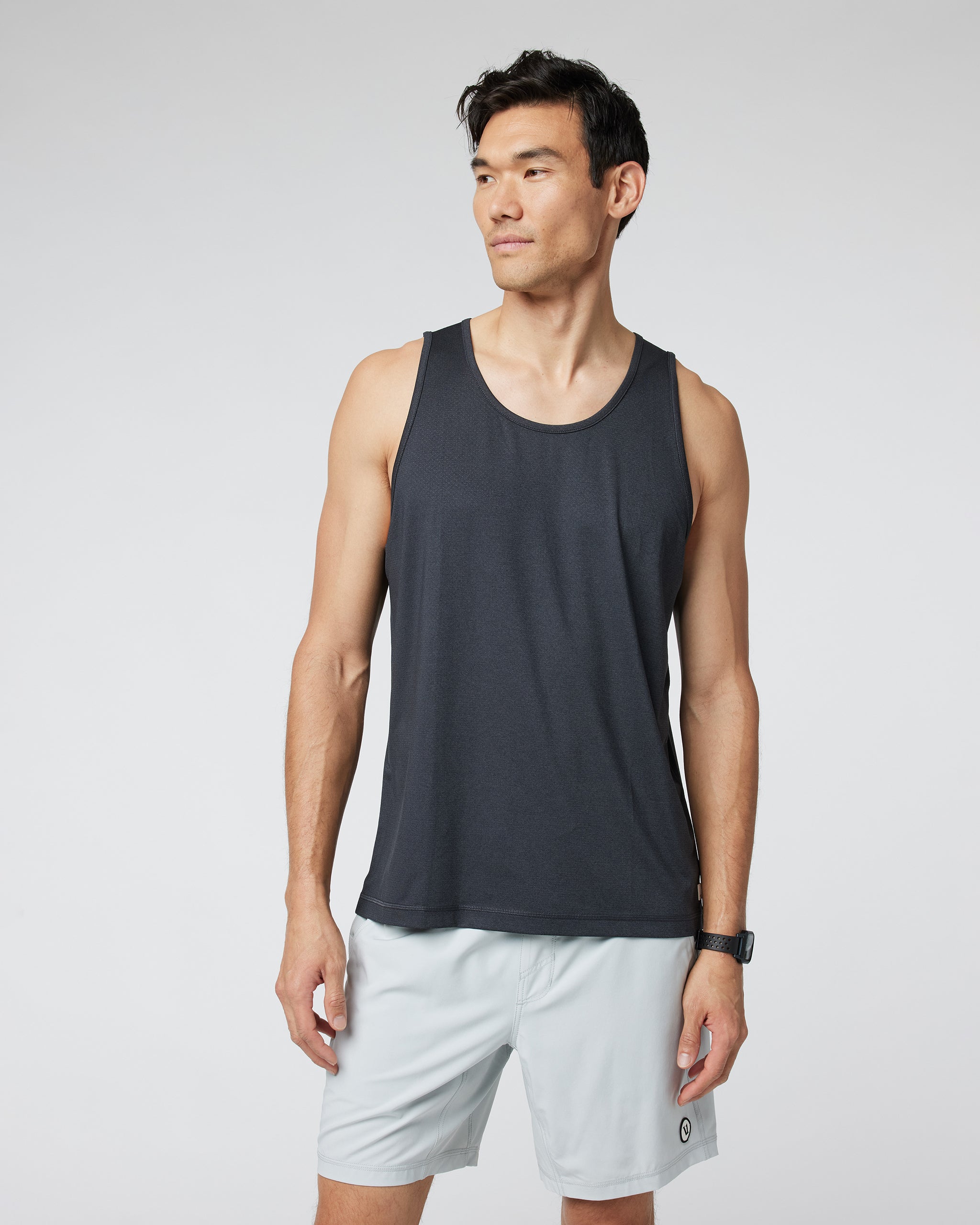 Tradewind Performance Tank 2.0 | Black Heather - Image 5
