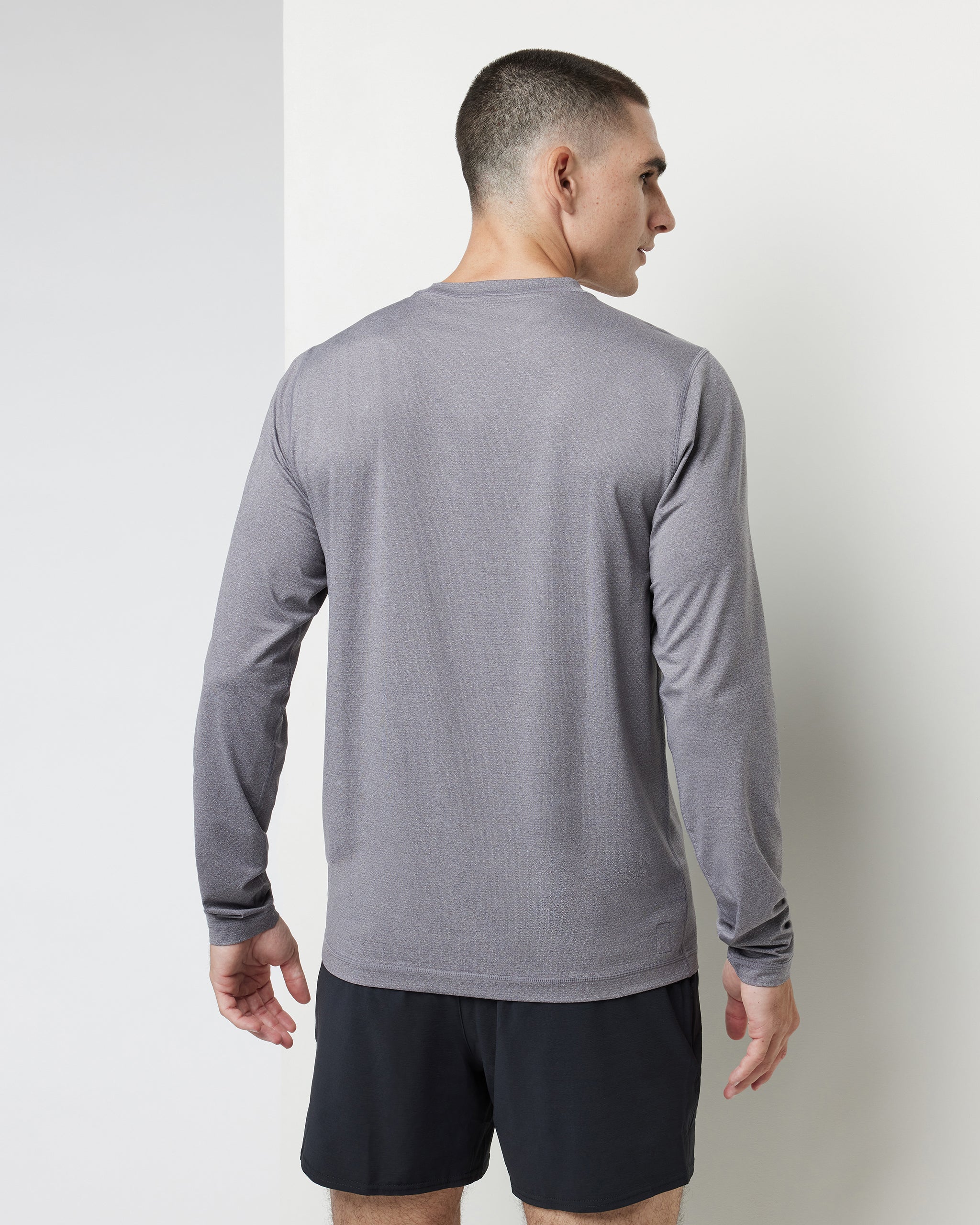 Long Sleeve Tradewind Performance Tee 2.0 | Port Heather - Image 3