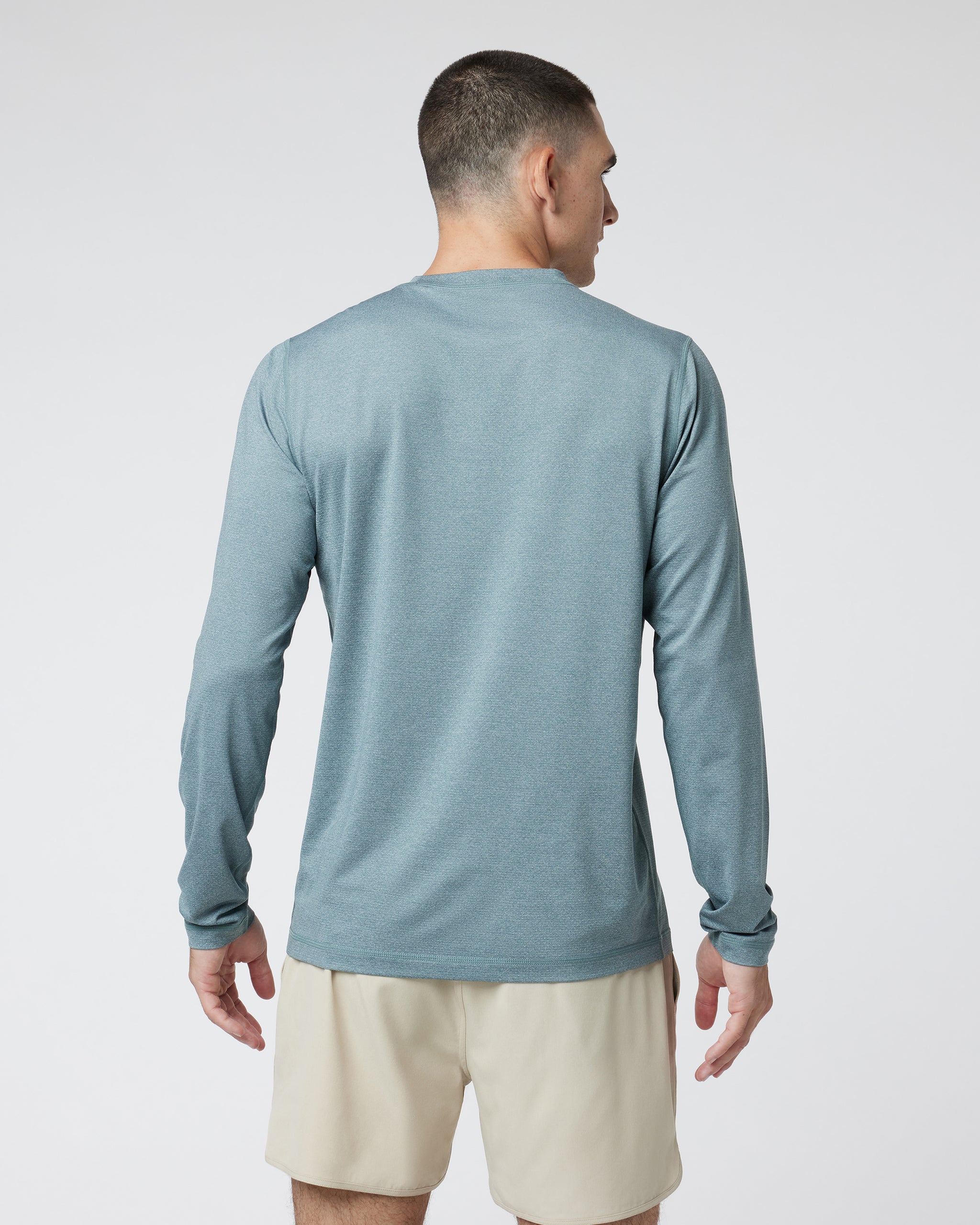 Long Sleeve Tradewind Performance Tee 2.0 | Kashmir Heather - Image 2