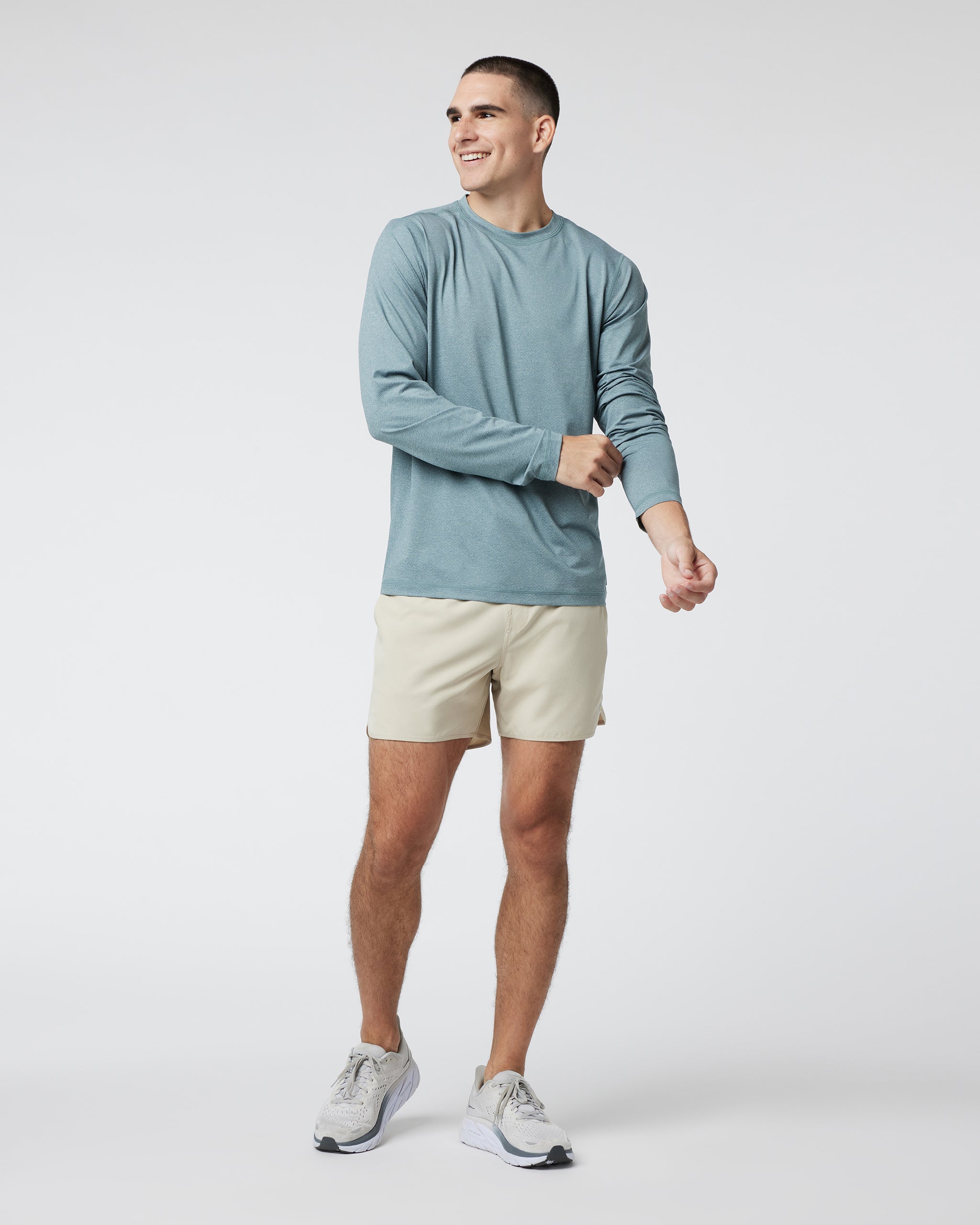 Long Sleeve Tradewind Performance Tee 2.0 | Kashmir Heather - Image 3