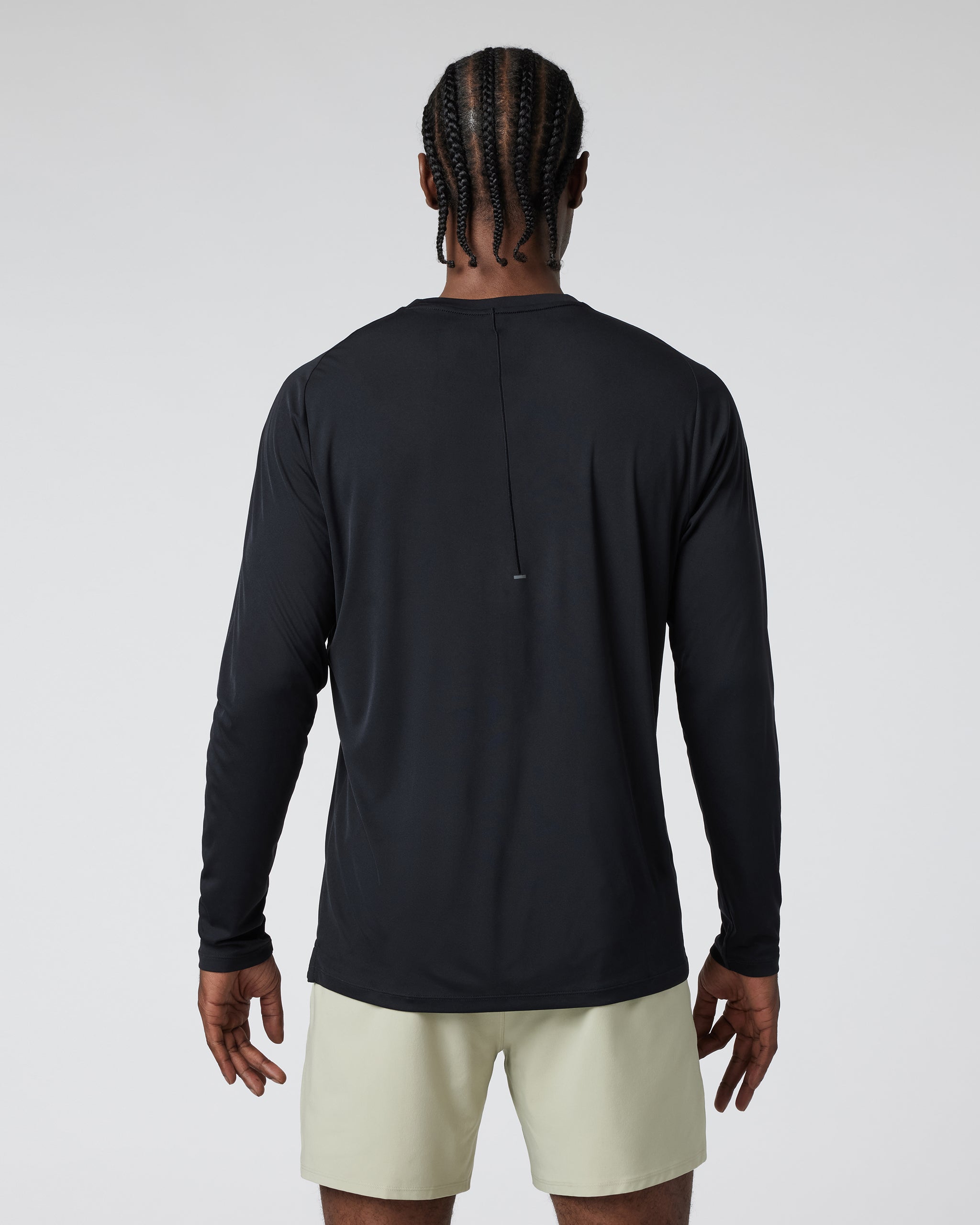Long Sleeve Terra Run Tee | Black - Image 2