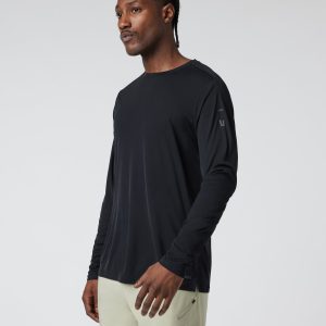 Long Sleeve Terra Run Tee | Black