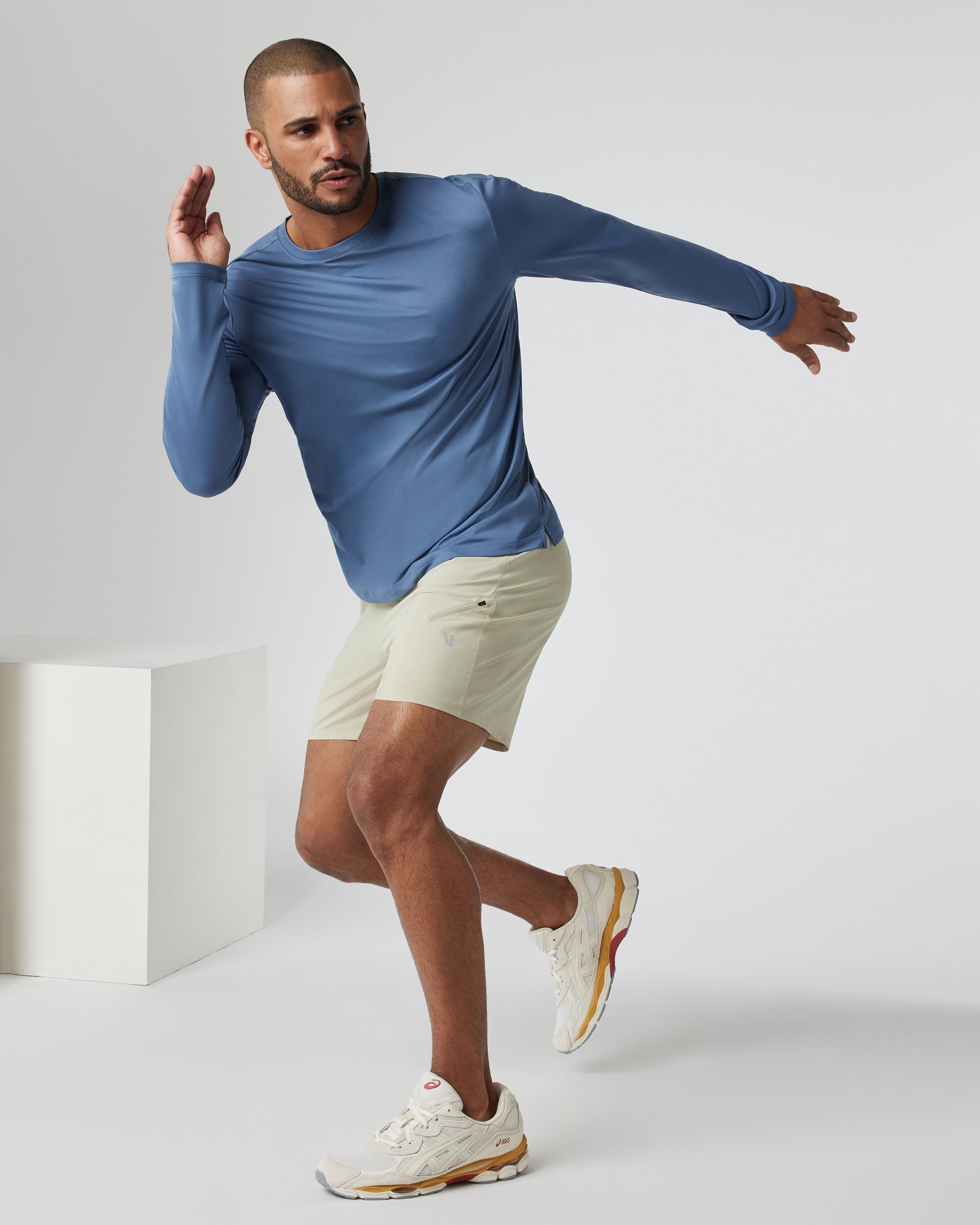 Long Sleeve Terra Run Tee | Nautilus - Image 3