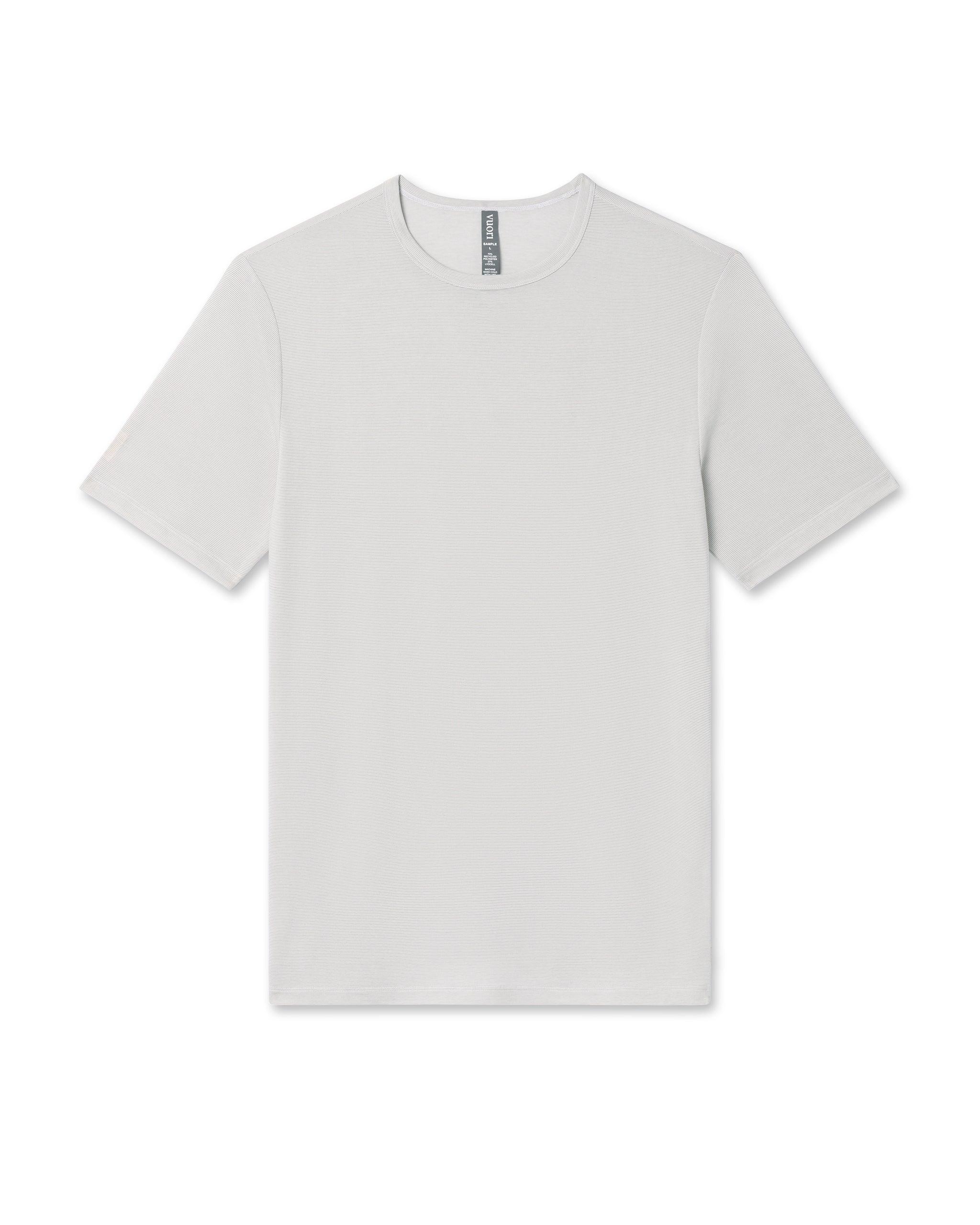 Short Sleeve Marina Stripe Tee | Light Grey - Image 4