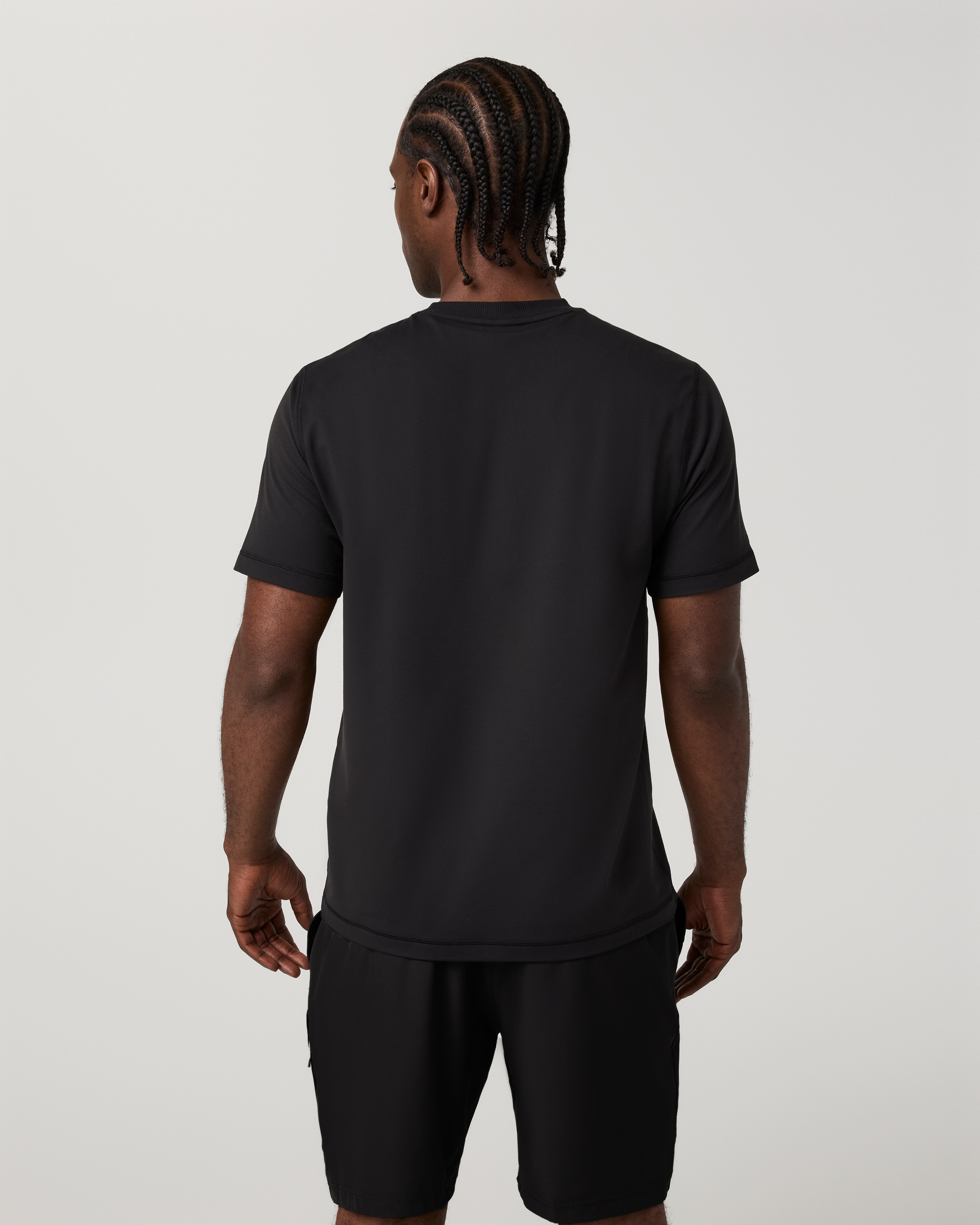 Short Sleeve Ponto Performance Tee | Black - Image 4