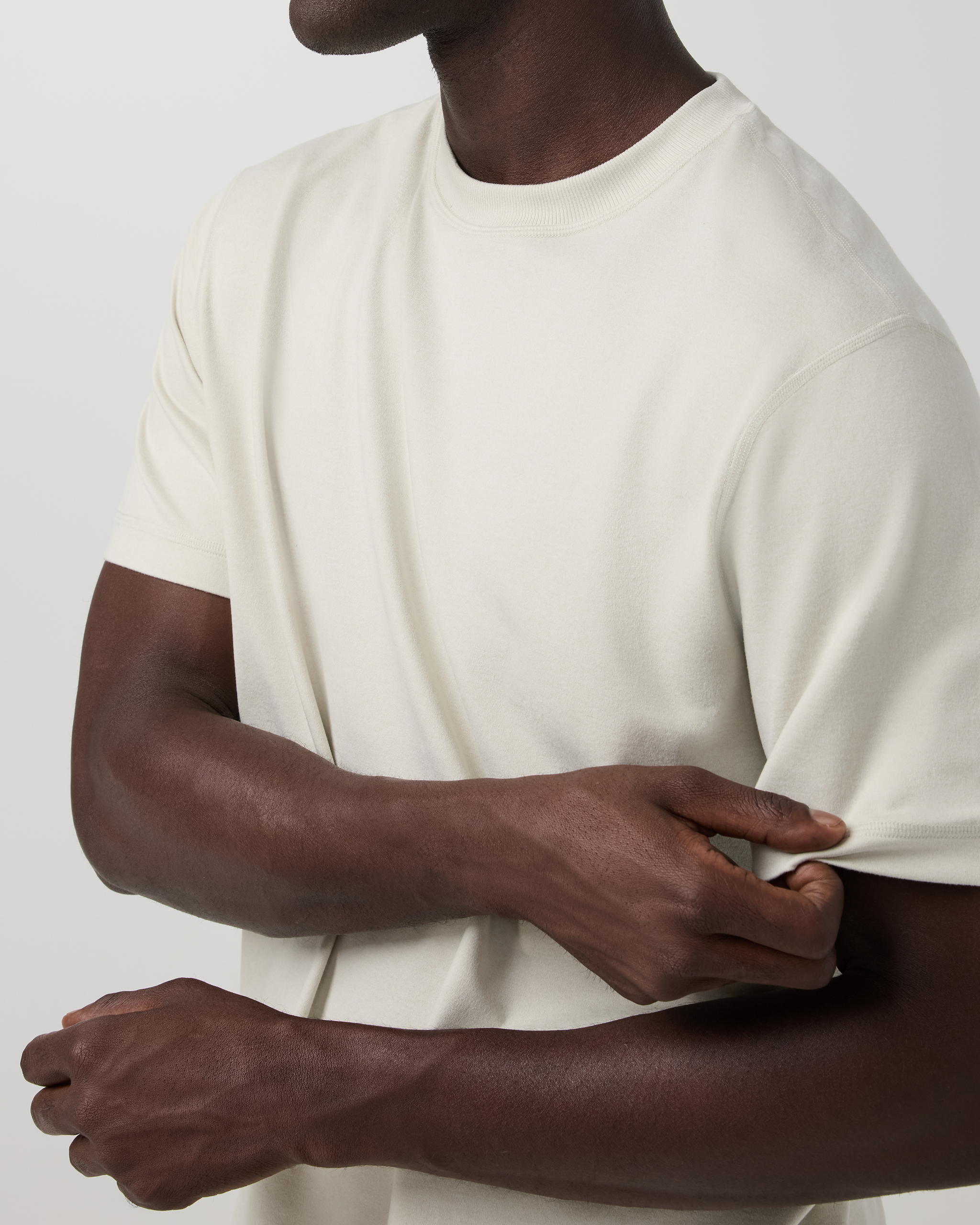 Short Sleeve Ponto Performance Tee | Sandalwood Heather - Image 2