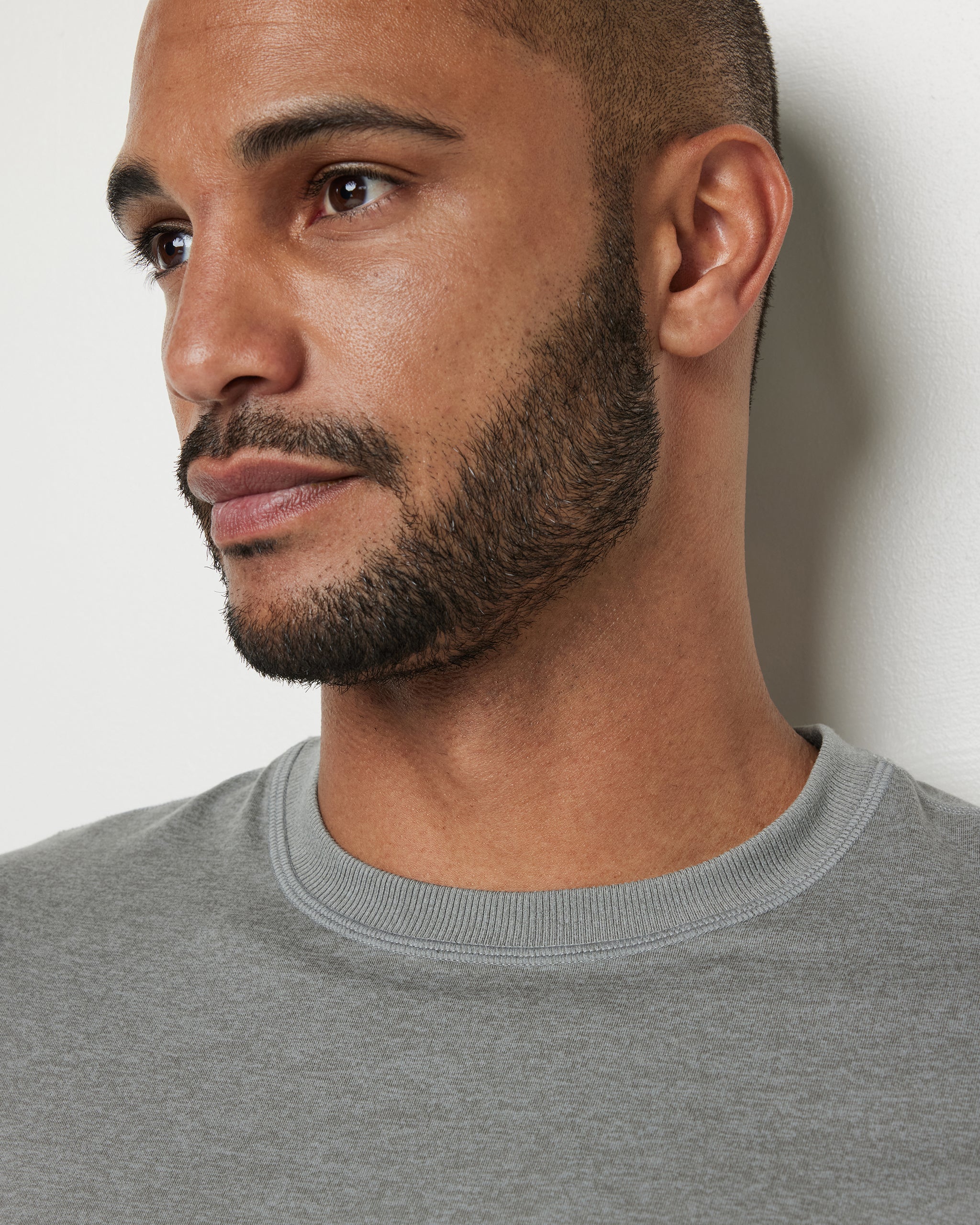 Short Sleeve Ponto Performance Tee | Driftwood Heather - Image 4