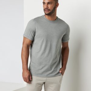Short Sleeve Ponto Performance Tee | Driftwood Heather